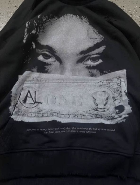 Japanese Brand American geometric print oversized Y2K hoodies Size US XL / EU 56 / 4 - 7 Thumbnail