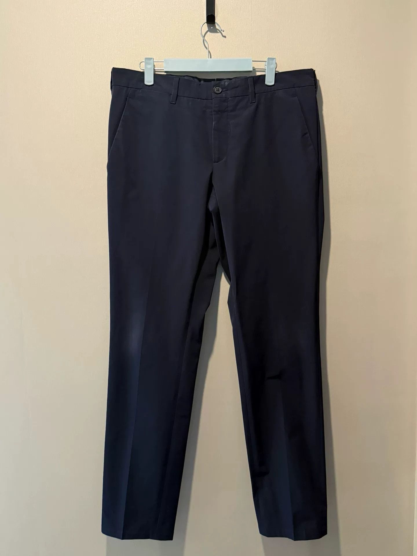 Prada Prada Dark Blue Straight Leg Trousers Size US 32 / EU 48 - 1 Thumbnail