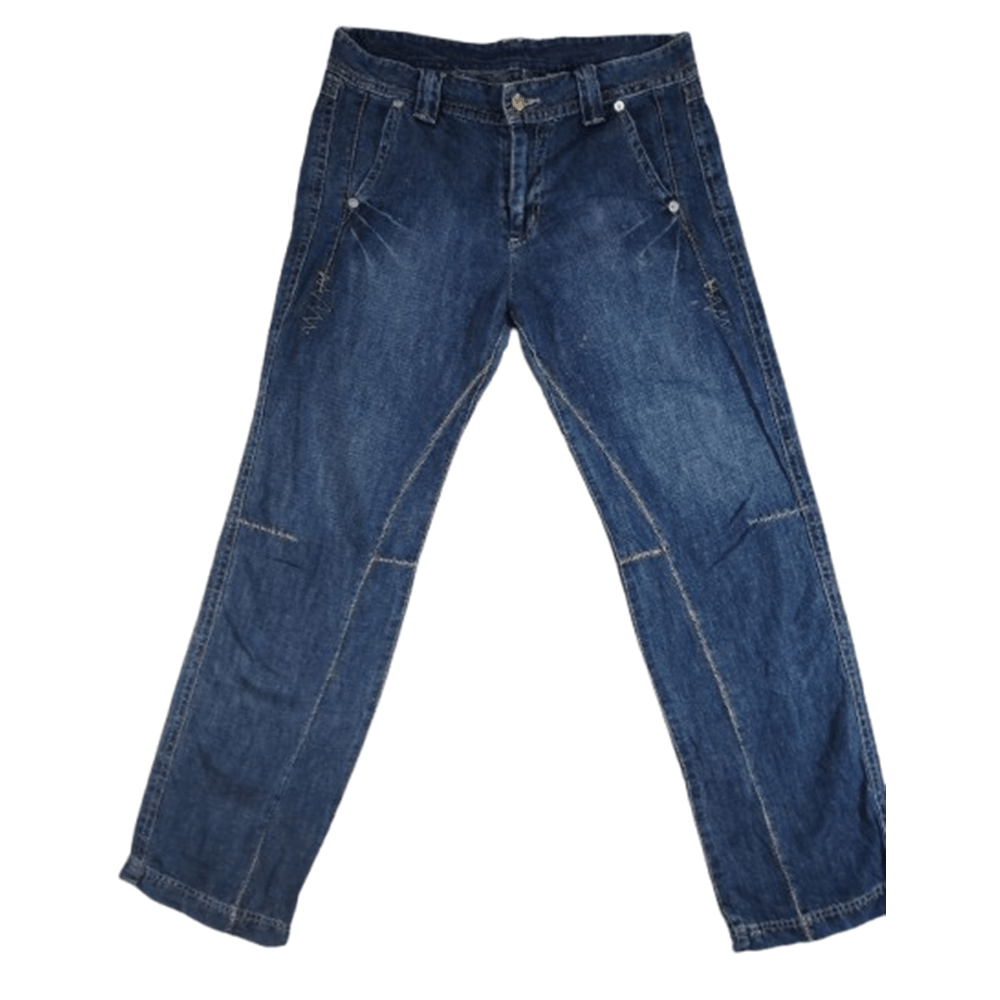 Japanese Brand Vintage Drug Store’s 3D Engineered Twisted Seam Denim Size 34" / US 12 / IT 48 - 1 Thumbnail