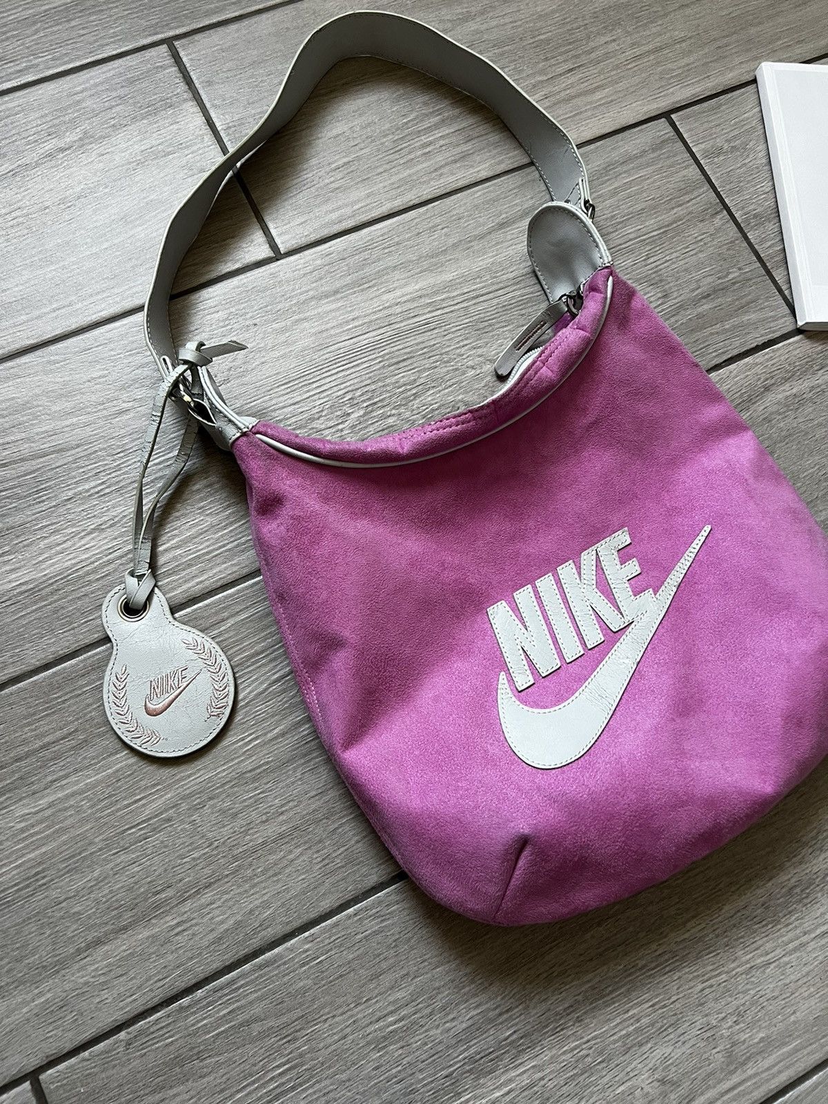 Nike 💕Pink Messenger Nike vintage Bag Y2K Streetwear Size ONE SIZE - 5 Thumbnail