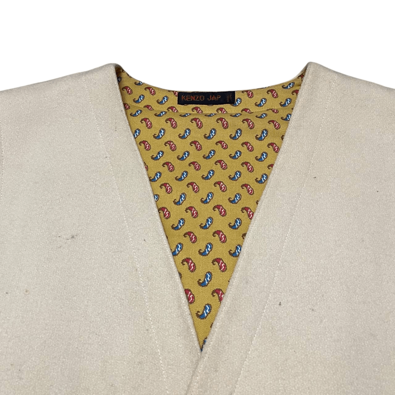 Kenzo Vintage Kenzo Japan Wool Long Vest Size US M / EU 48-50 / 2 - 8 Thumbnail