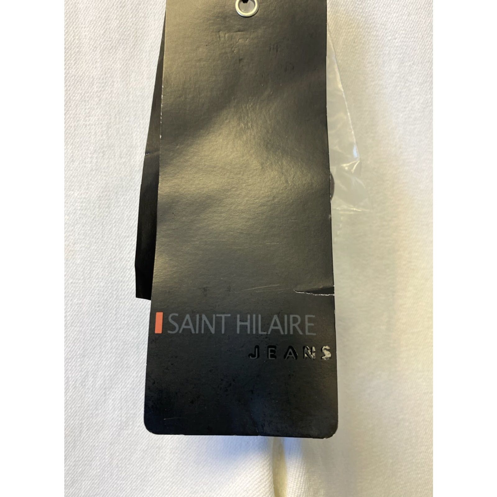 Vintage Saint Hilaire Jeans Women USA 8 White Light Flare Mid Rise 31 Inseam NWT Size 30" / US 8 / IT 44 - 4 Thumbnail
