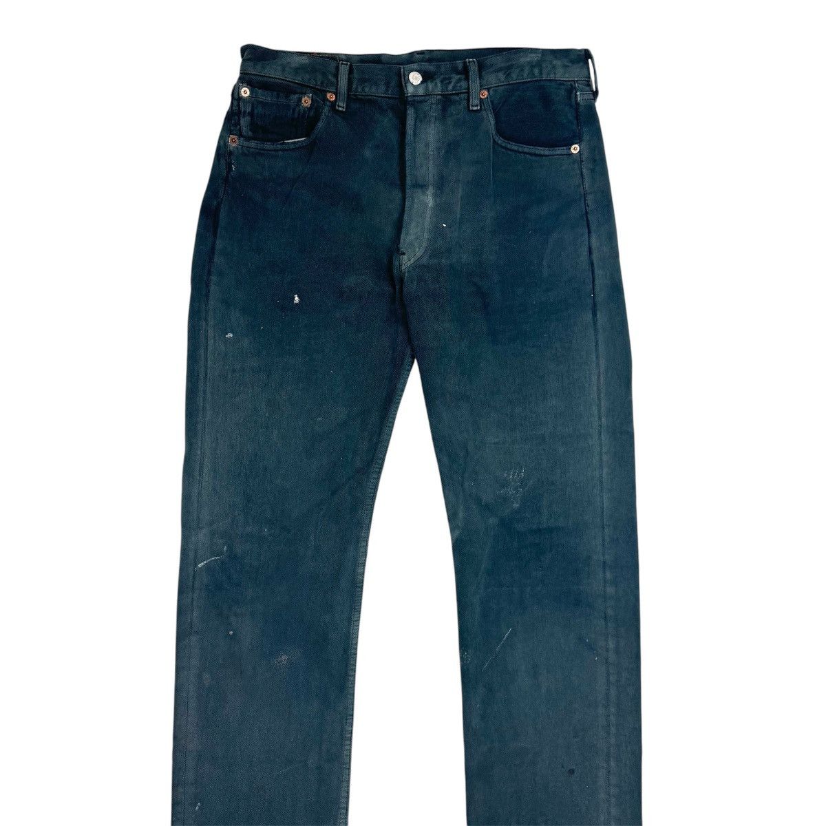 Vintage VINTAGE LEVI'S OVERDYED 501 DENIM Size US 34 / EU 50 - 3 Thumbnail