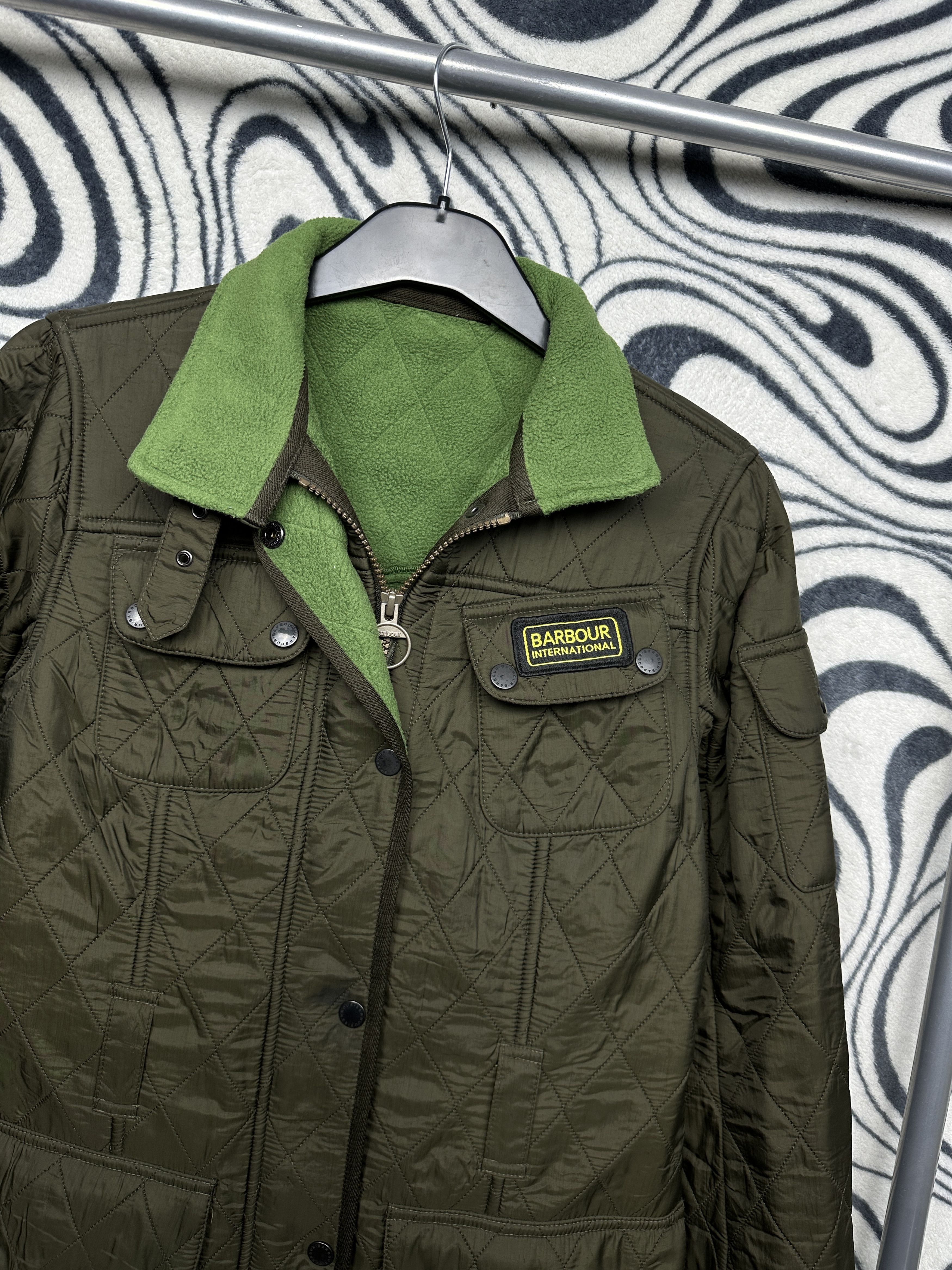 Barbour Barbour International Polarquilt Womens Quilted Jacket Size M / US 6-8 / IT 42-44 - 2 Thumbnail