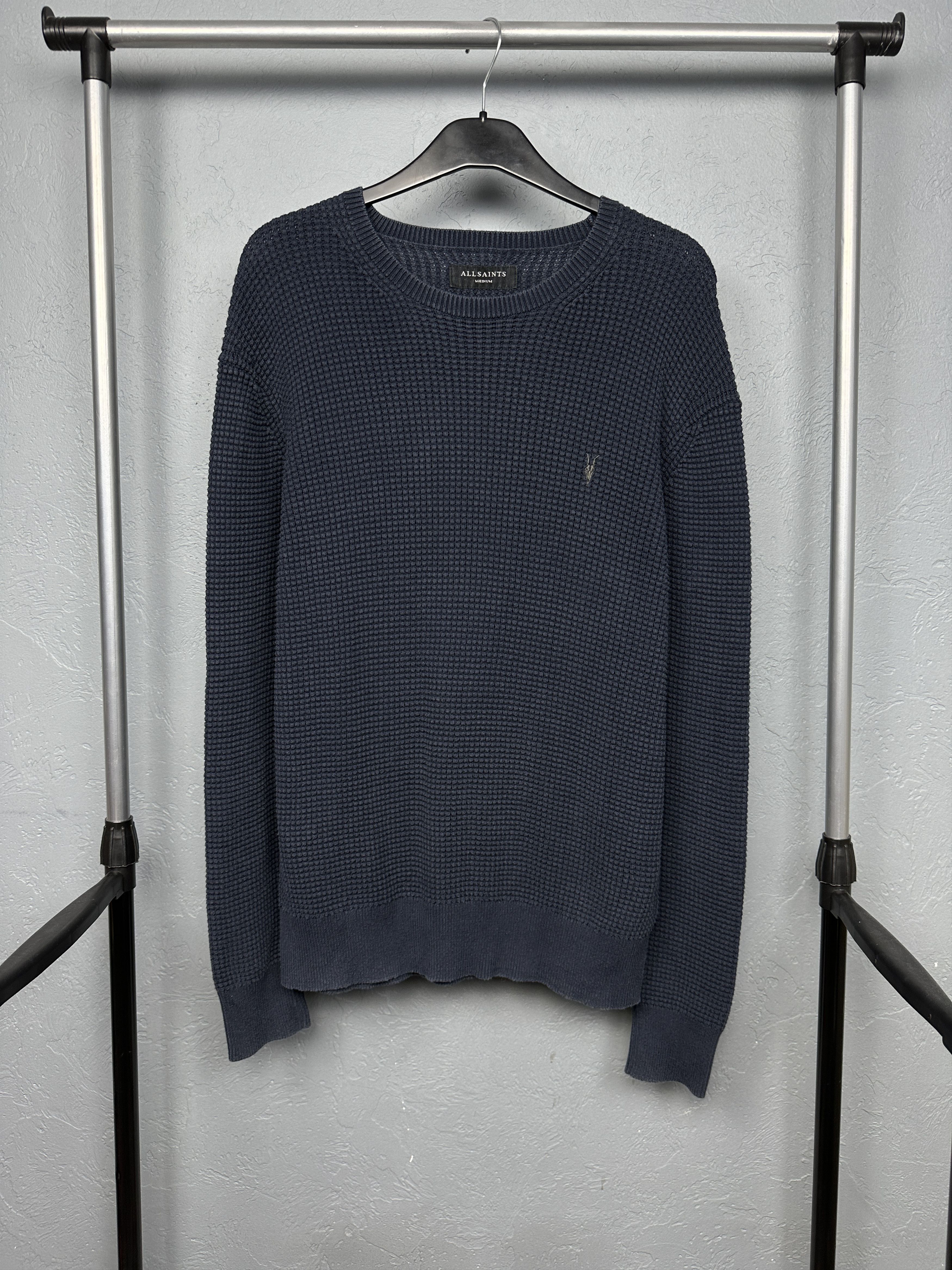 Allsaints Allsaints Wells Mens Cotton Knit Sweater Size US M / EU 48-50 / 2 - 1 Thumbnail