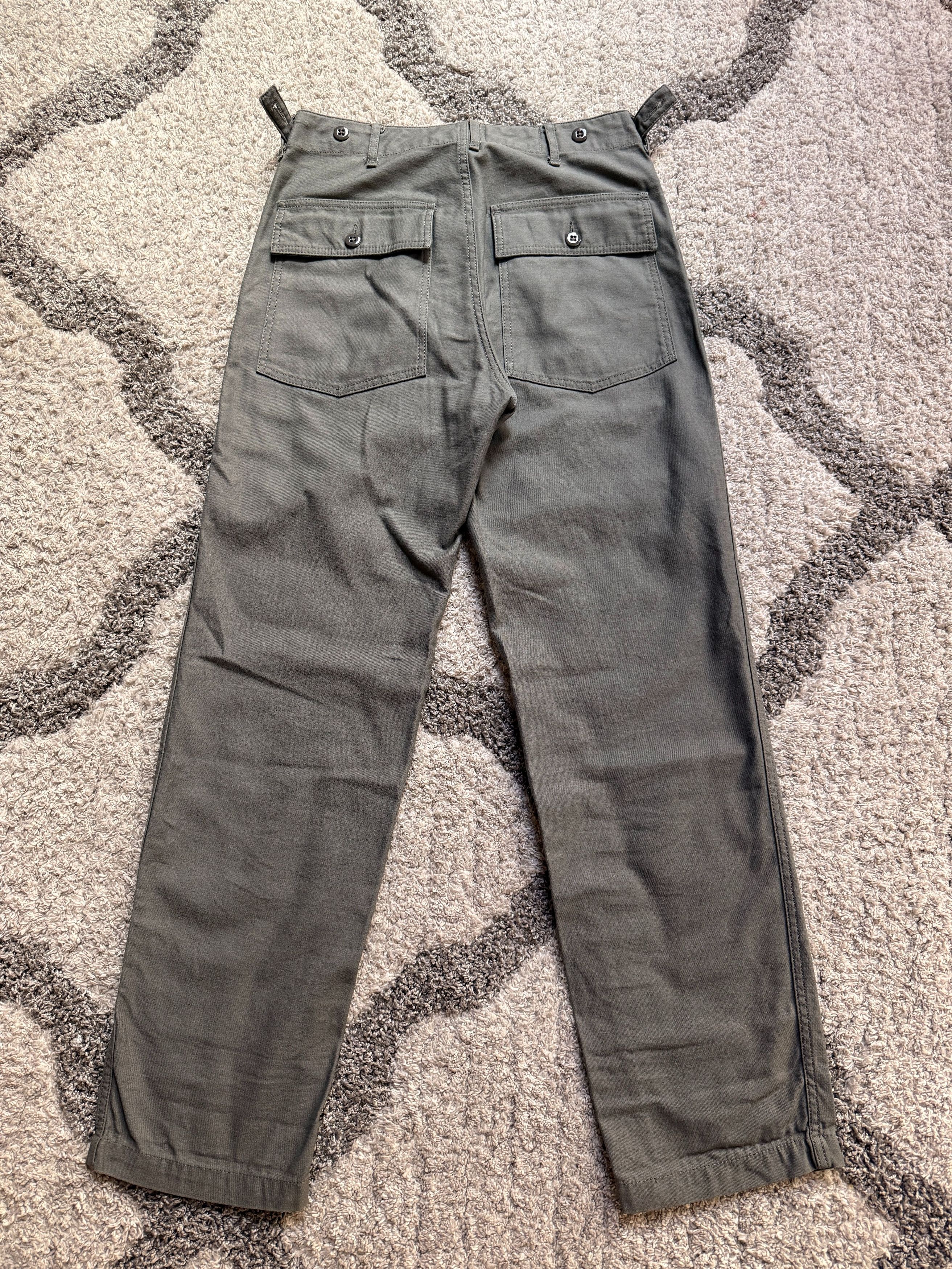 Engineered Garments × Japanese Brand Fatigue Trousers - Greyish Olive Size US 30 / EU 46 - 9 Thumbnail