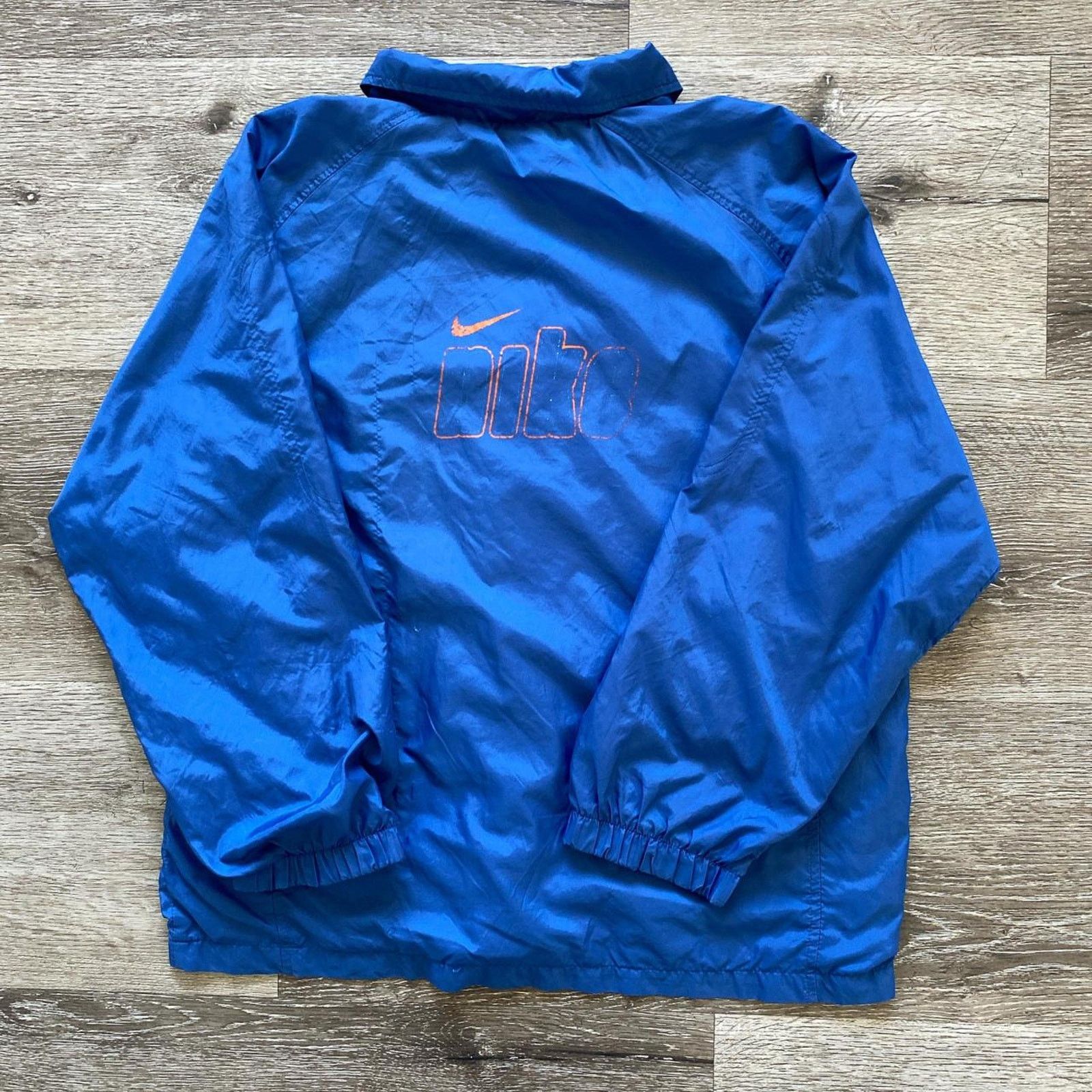 Nike Vintage 90s Nike Windbreaker Size US L / EU 52-54 / 3 - 3 Thumbnail