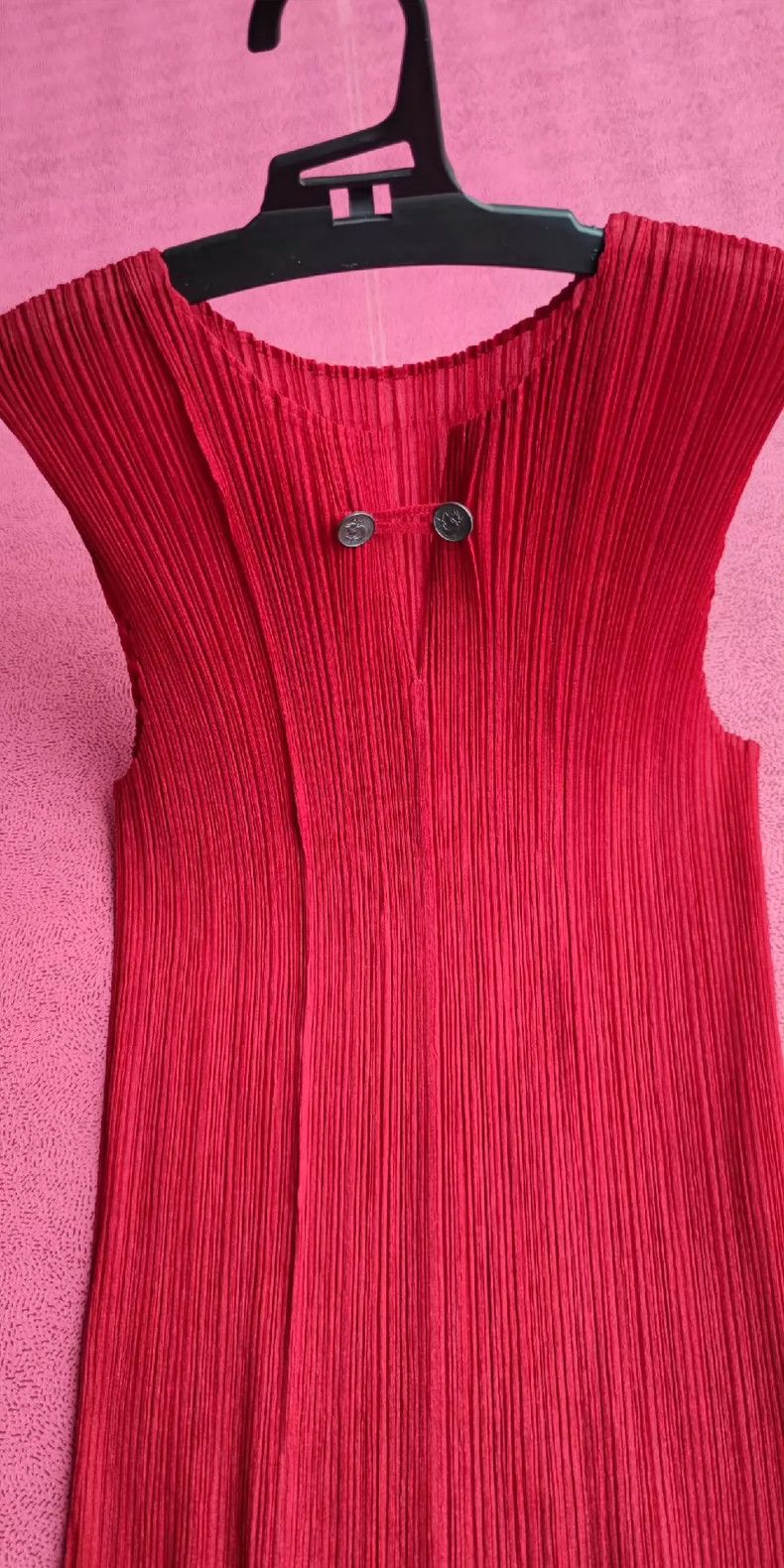 Issey Miyake Issey Miyake size:3 A Chinese red pleated vest with dragon Size M / US 6-8 / IT 42-44 - 2 Thumbnail