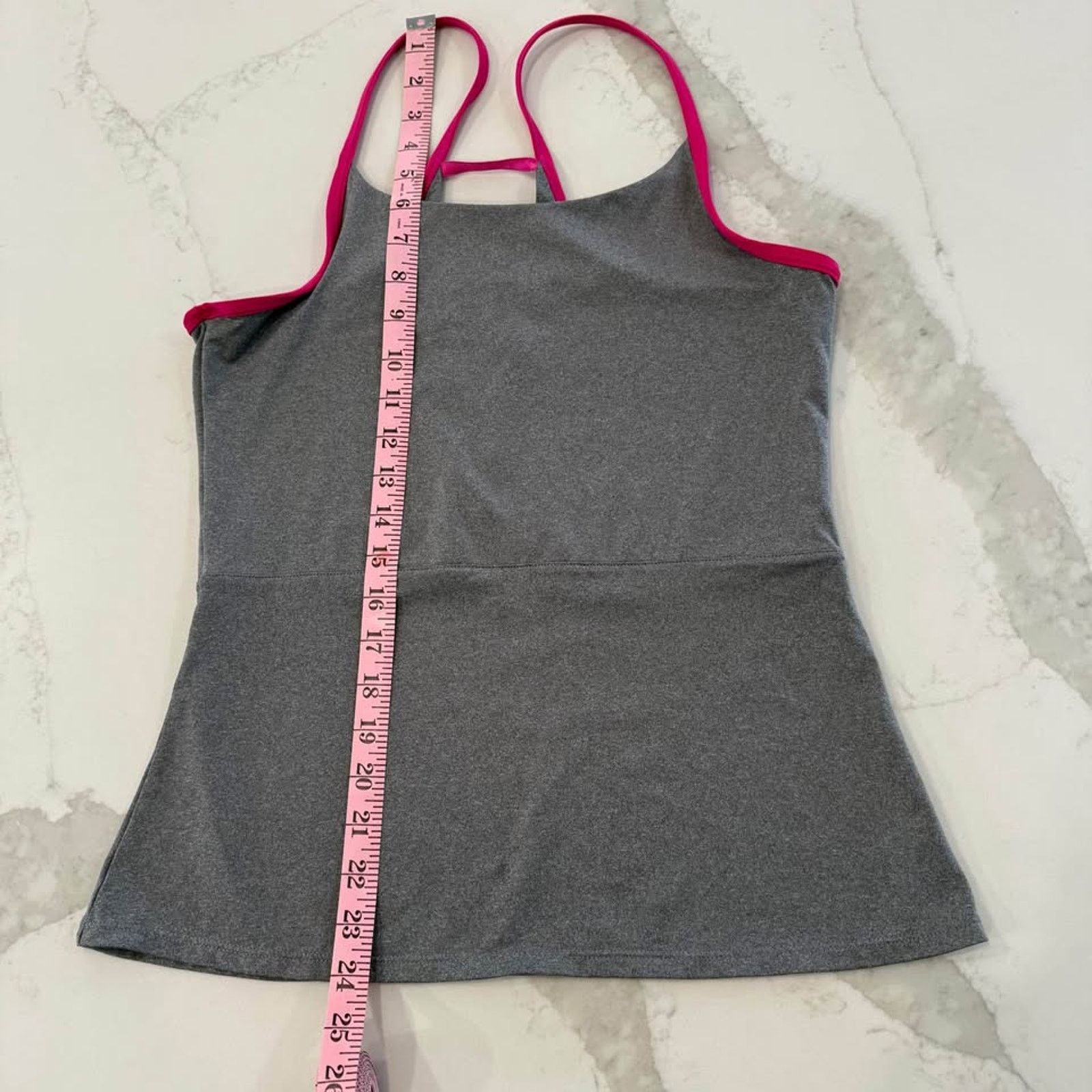 Fabletics Fabletics Peplum Athletic TankTop Lattice Strappy Womens L Size L / US 10 / IT 46 - 6 Thumbnail