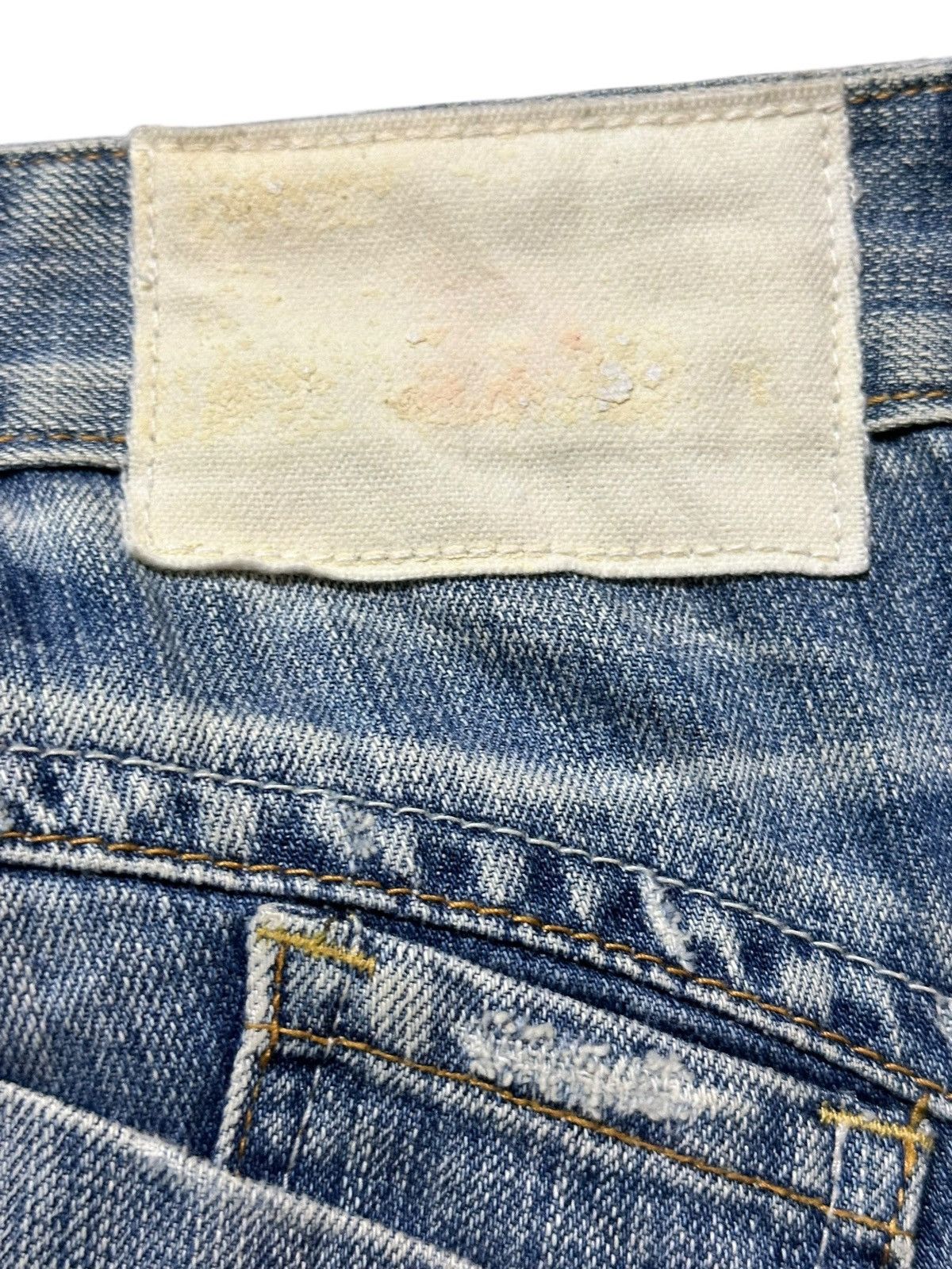 If Six Was Nine Vintage Drive Jeans Exotic Vintage Flare Grunge Denim Size US 30 / EU 46 - 7 Thumbnail