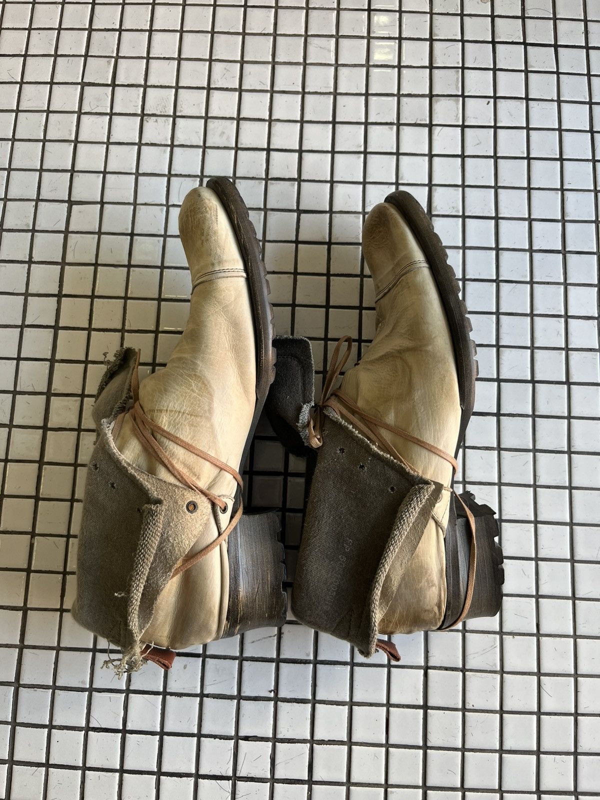 Alfredo Bannister AlfredBANNISTER beige layered boots size 42 Size US 9 / EU 42 - 2 Thumbnail