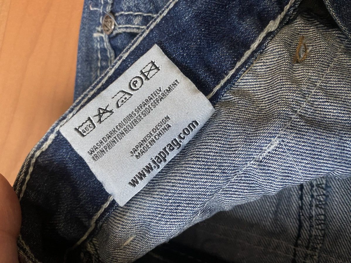 Japanese Brand JAPRAG JP1160 Japan Okishana Samoki Denim Blue Mens Jeans Size US 29 - 13 Thumbnail