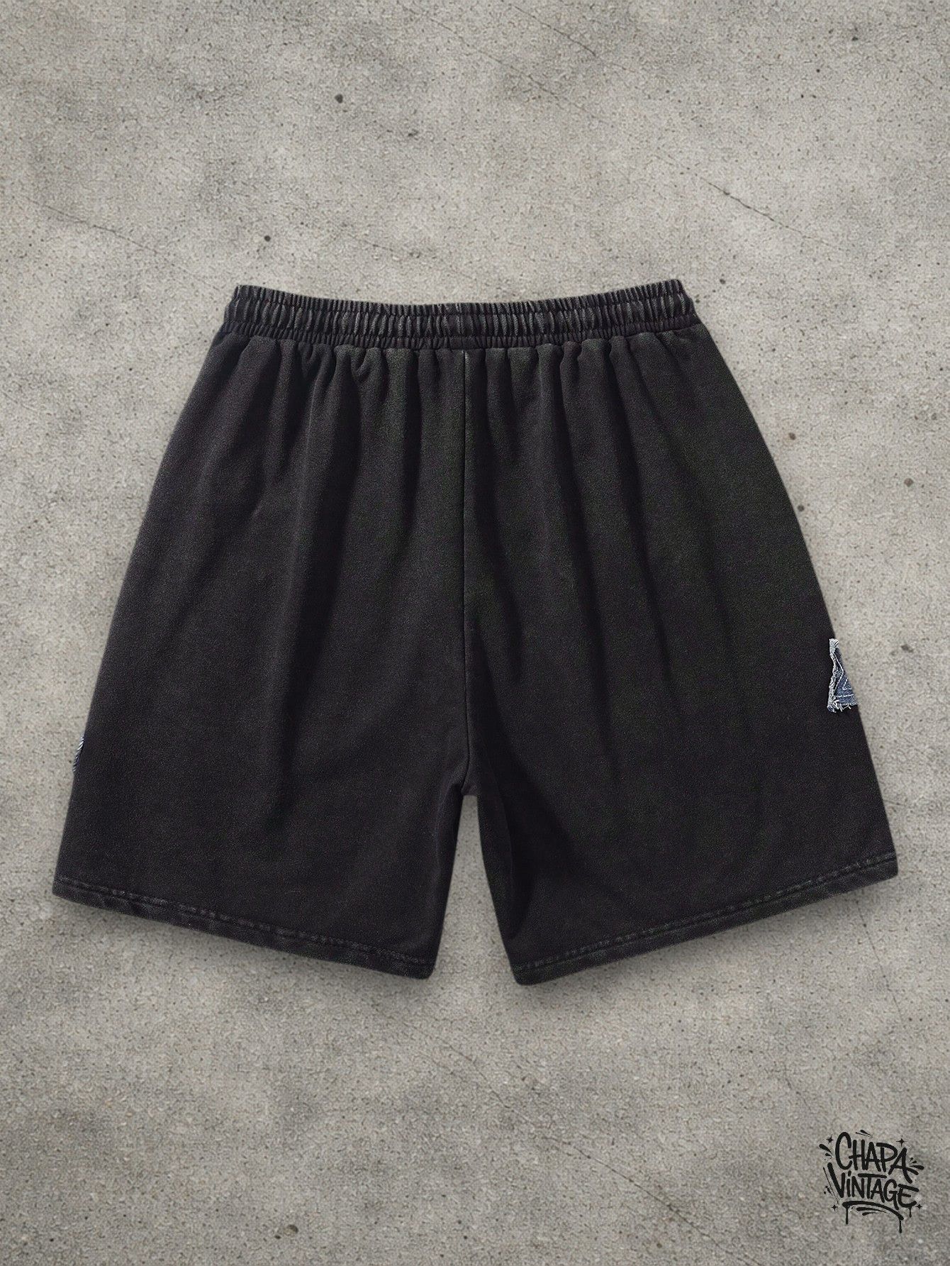 Japanese Brand Distressed patch shorts Size US 32 / EU 48 - 2 Thumbnail