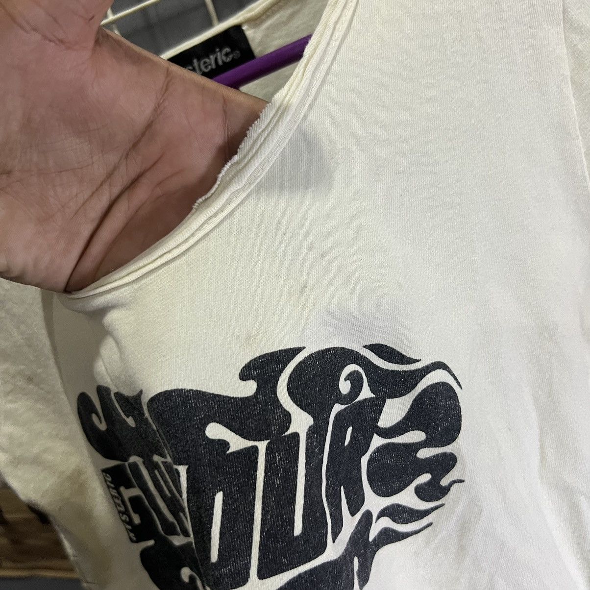 Hysteric Glamour × Japanese Brand “HYSTERIC GLAMOUR” OVERPRINT TSHIRT Size XXS / US 00 / IT 34 - 8 Thumbnail