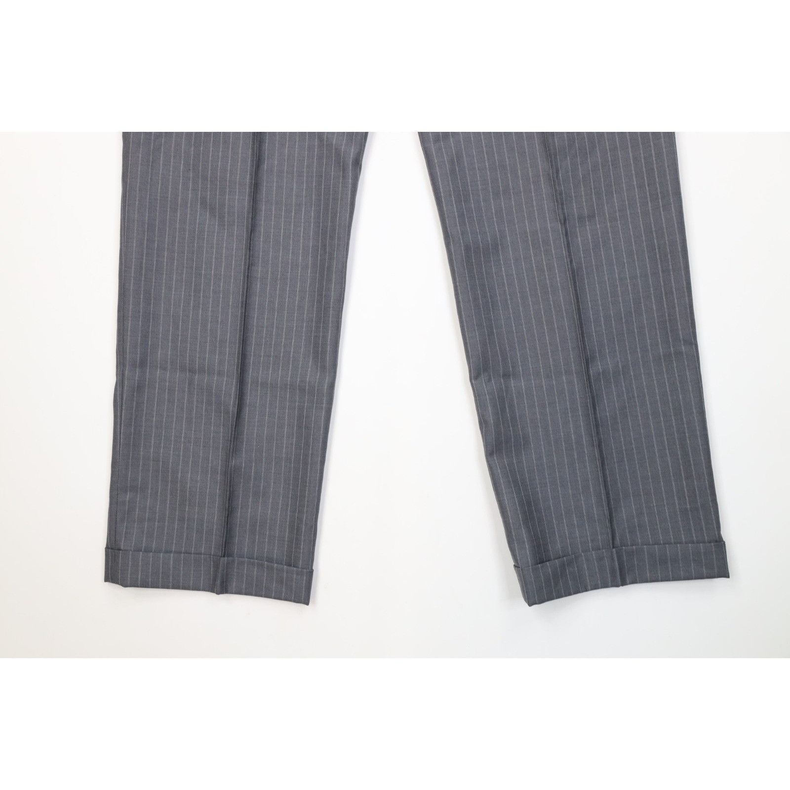 Jos. A. Bank Jos A Bank Signature 2 Piece Wool Silk Striped Suit Size 40R - 20 Thumbnail