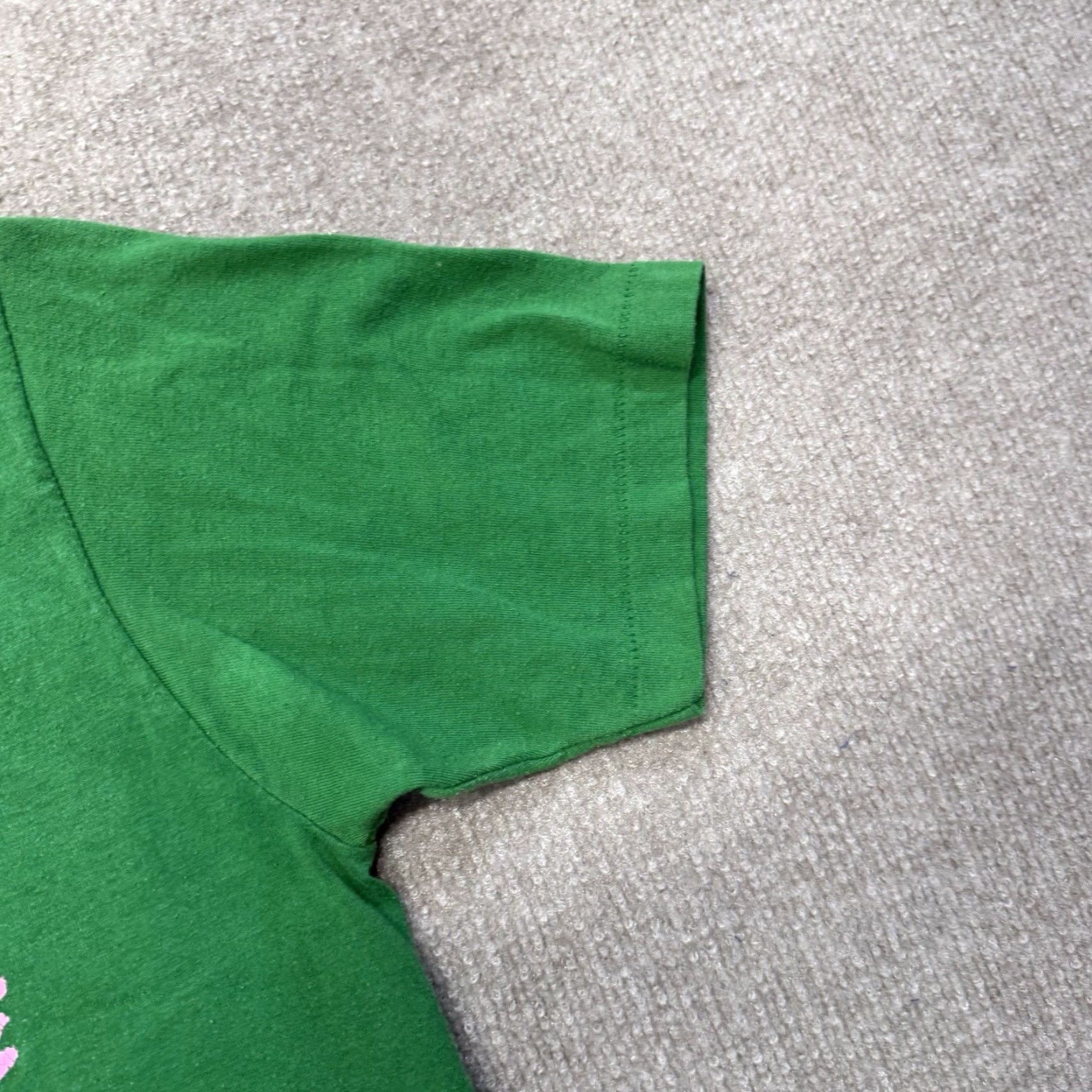 Vintage VINTAGE M & M Graphic T Shirt Mens M 80s Green I Just Cant Handle It USA Made Short Sleeve Crew Neck Cotton Blend Polyester Womens?? Size US M / EU 48-50 / 2 - 4 Thumbnail