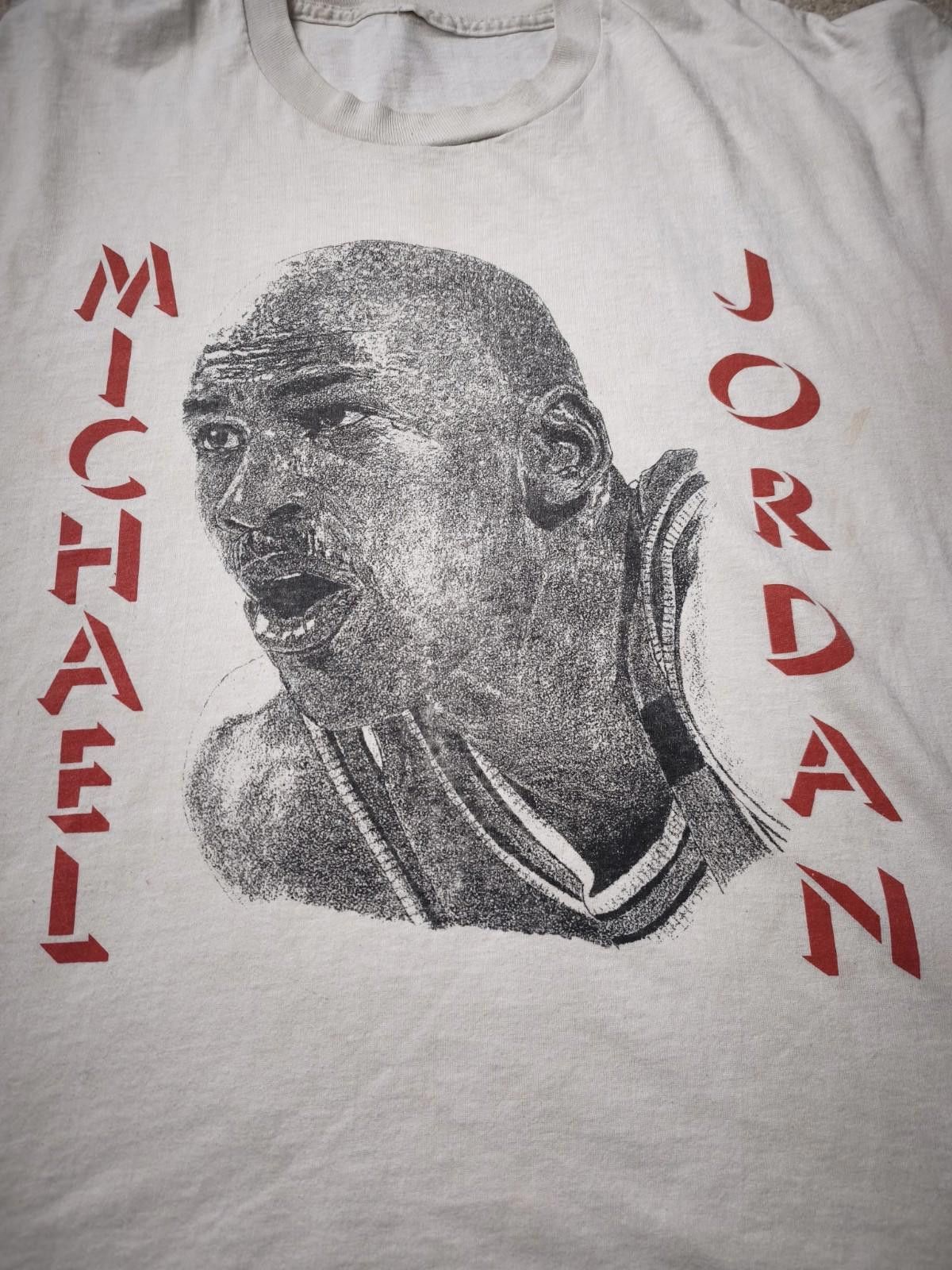 The Unbranded Brand michael jordan bulls t shirt L Large 90s Single Stitch Hem Size US L / EU 52-54 / 3 - 2 Thumbnail