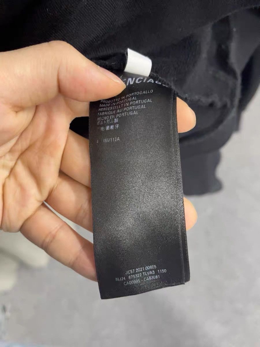 Balenciaga Balenciaga Black Logo Panel Hoodie M Size US M / EU 48-50 / 2 - 8 Thumbnail