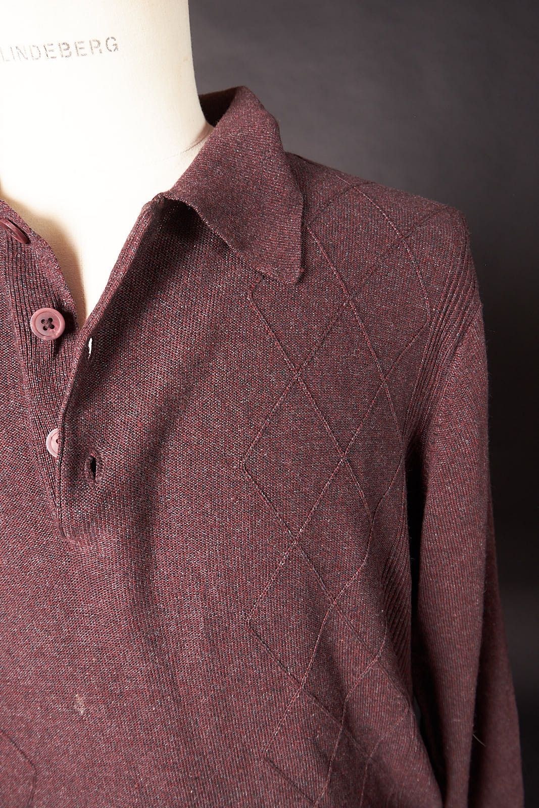 Perry Ellis Y2K Perry Ellis Polo Sweater Redish Brown Pull Over Size US L / EU 52-54 / 3 - 6 Thumbnail
