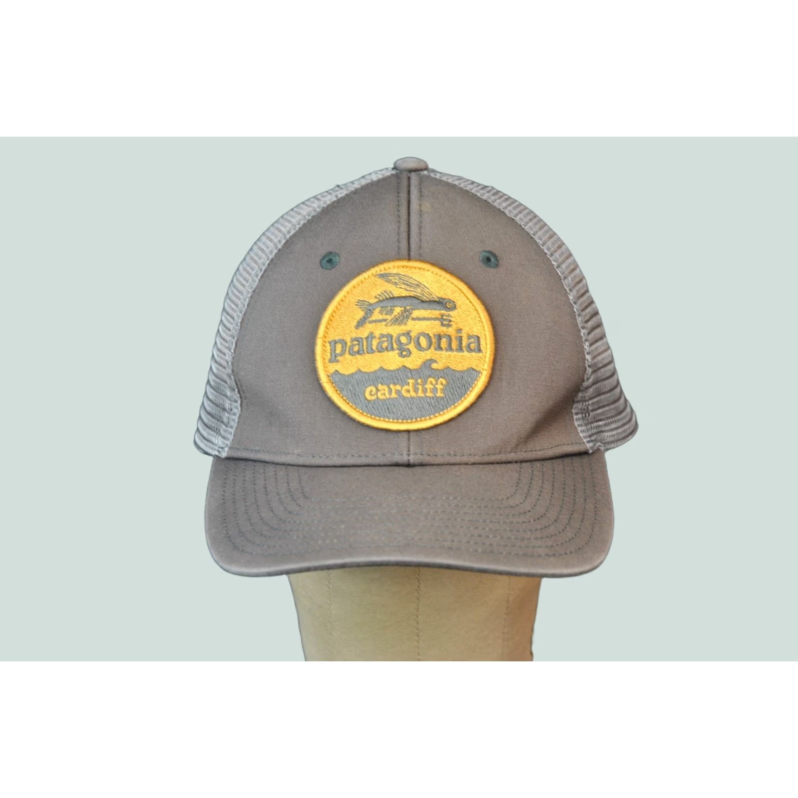 Patagonia Brown and Gray Logo Cap Patagonia Gray And White California Logo Mesh | Mercari main image 2