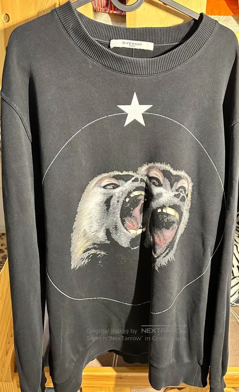 Givenchy Givenchy New Mens Casual Loose Hoodie Sweatshirt Size US XL / EU 56 / 4 - 1 Thumbnail