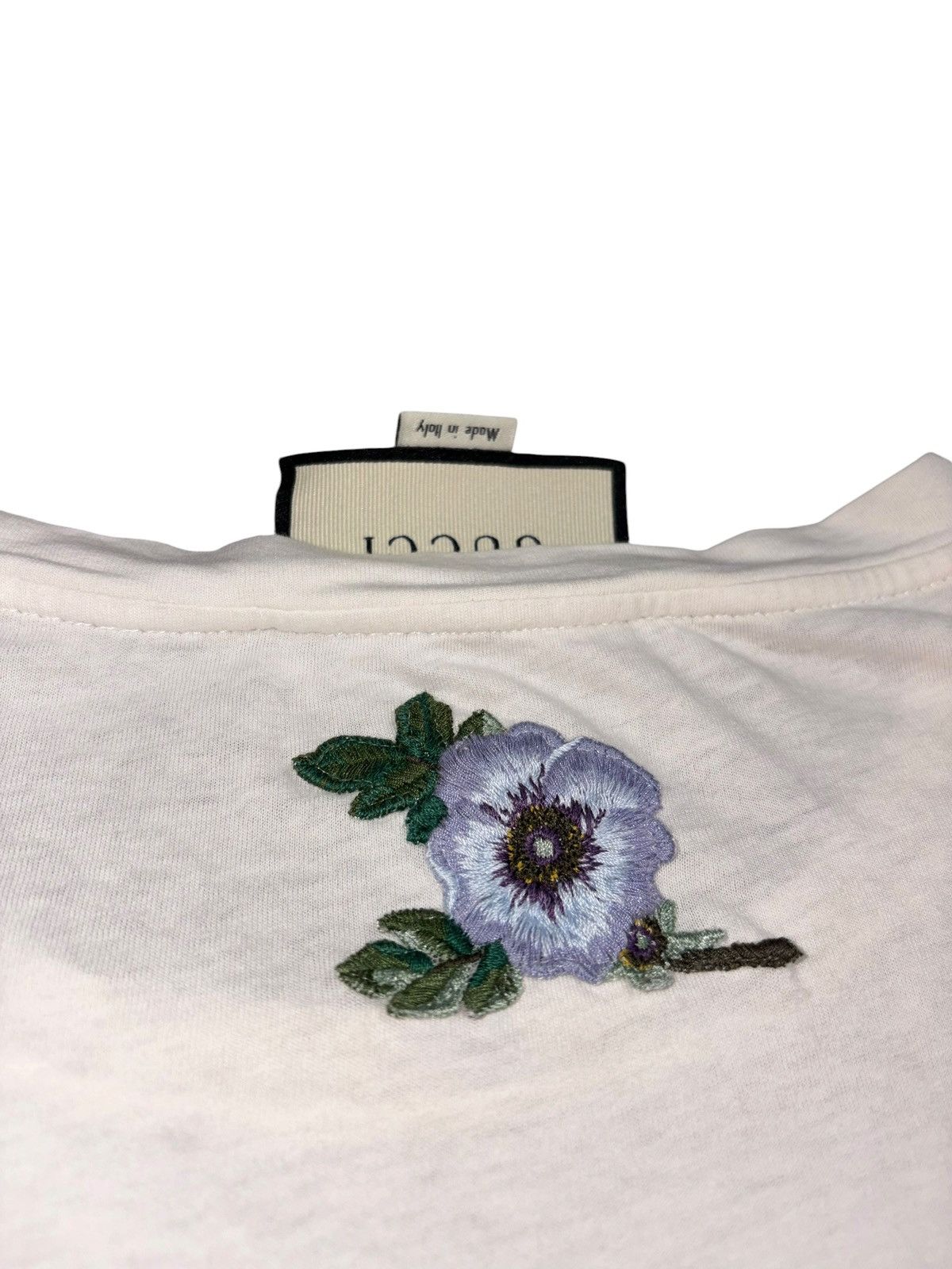 Gucci Gucci distressed thrashed graphic shirt embroidery flower Size US M / EU 48-50 / 2 - 3 Thumbnail