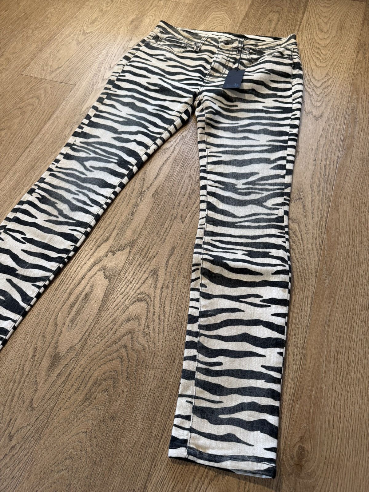R13 R13 zebra print jeans Size 27" / US 4 / IT 40 - 2 Thumbnail