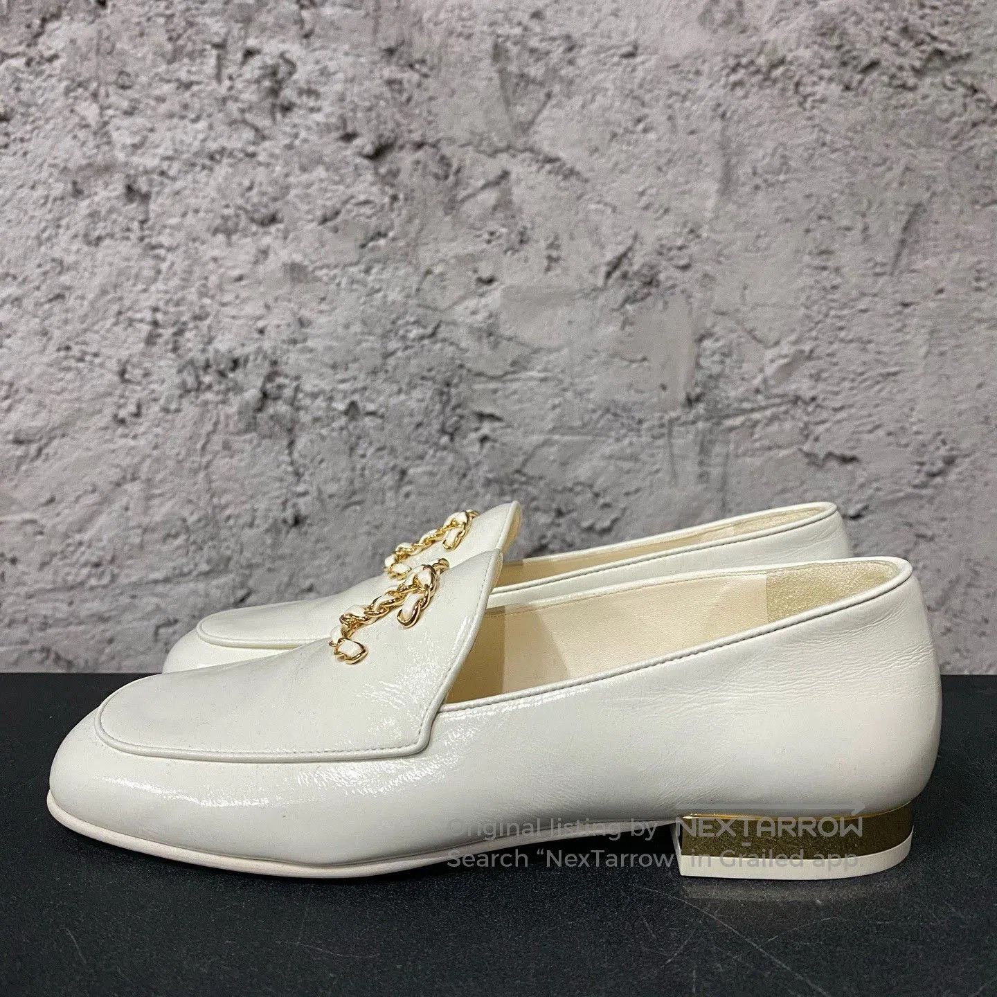 Chanel Chanel White Double C Loafers. Size US 4 / IT 34 - 2 Thumbnail