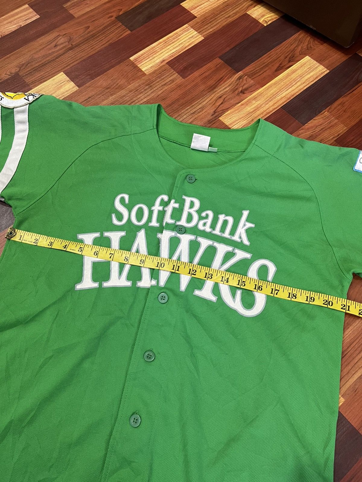 Japanese Brand SoftBank Hawks 2012 Festival Jersey Green Size L Size US L / EU 52-54 / 3 - 11 Thumbnail