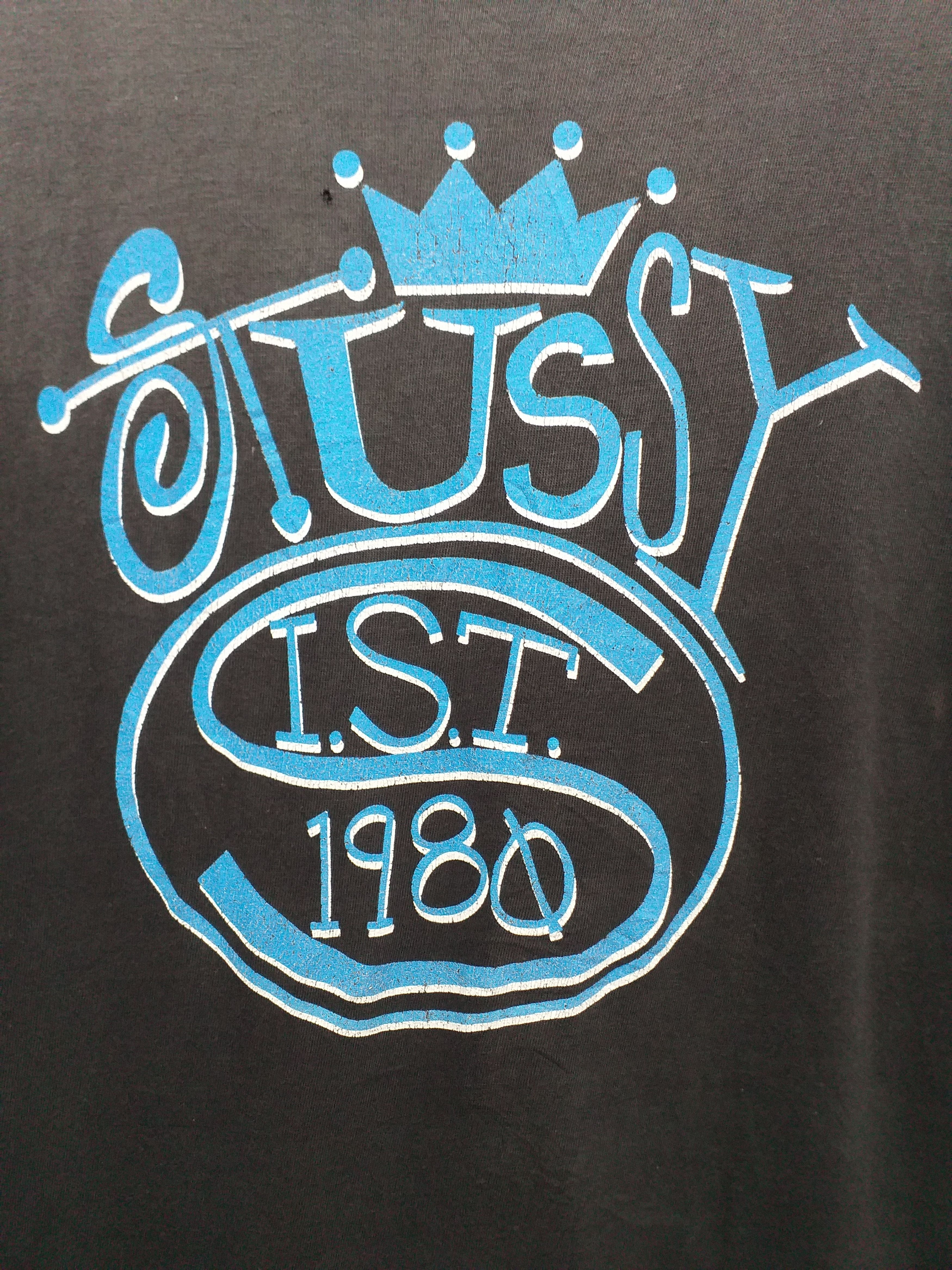 Stussy Vintage Stussy i.s.t 1980 Crown Medium TShirt -C033 Size US M / EU 48-50 / 2 - 5 Thumbnail
