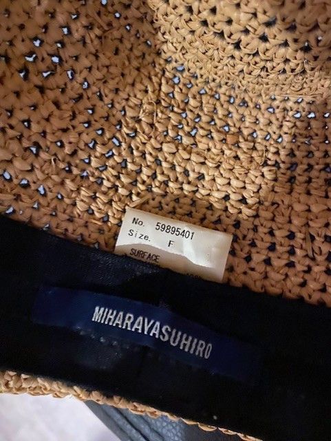 Maison MIHARA YASUHIRO Mihara Rare Retro Straw Hat Size ONE SIZE - 2 Thumbnail
