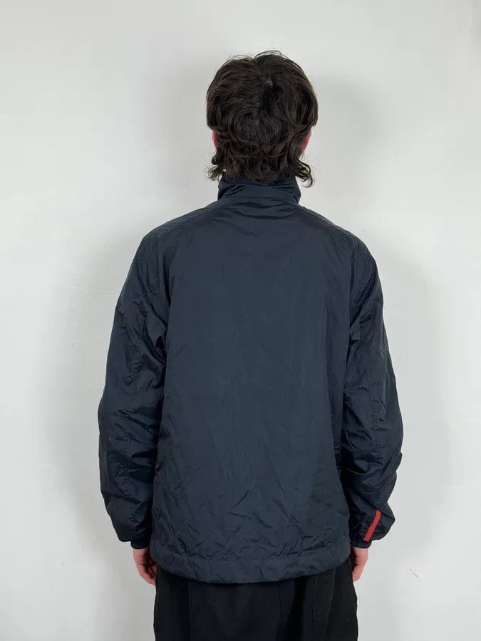 Prada 2000s Prada Linea Rossa Navy Windbreaker Jacket Size US M / EU 48-50 / 2 - 3 Thumbnail