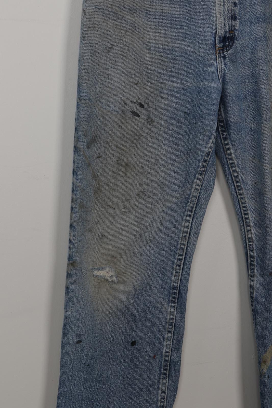 Wrangler 2010's Wrangler Paint Stain Straight-Leg Jeans Size US 34 / EU 50 - 3 Thumbnail