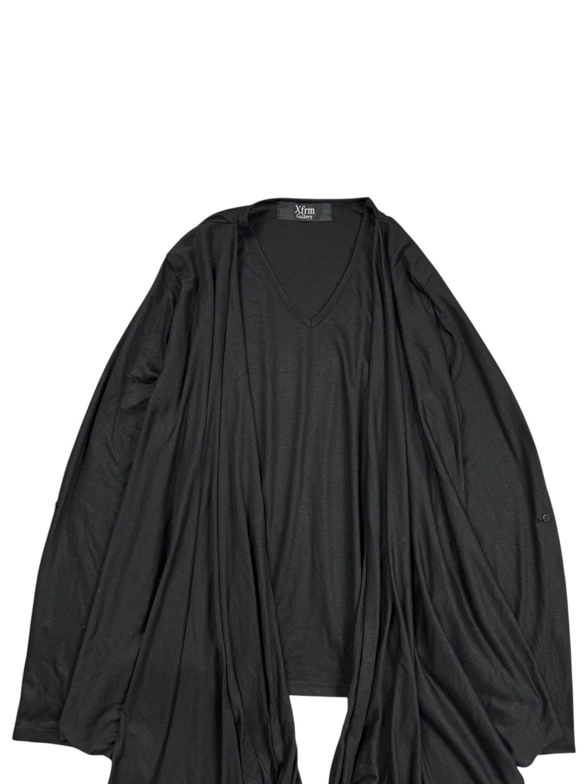Yasuyuki Ishii Archive XFRM - Vkei Style Layered Loose V-Neck Longsleeve Size US M / EU 48-50 / 2 - 7 Thumbnail
