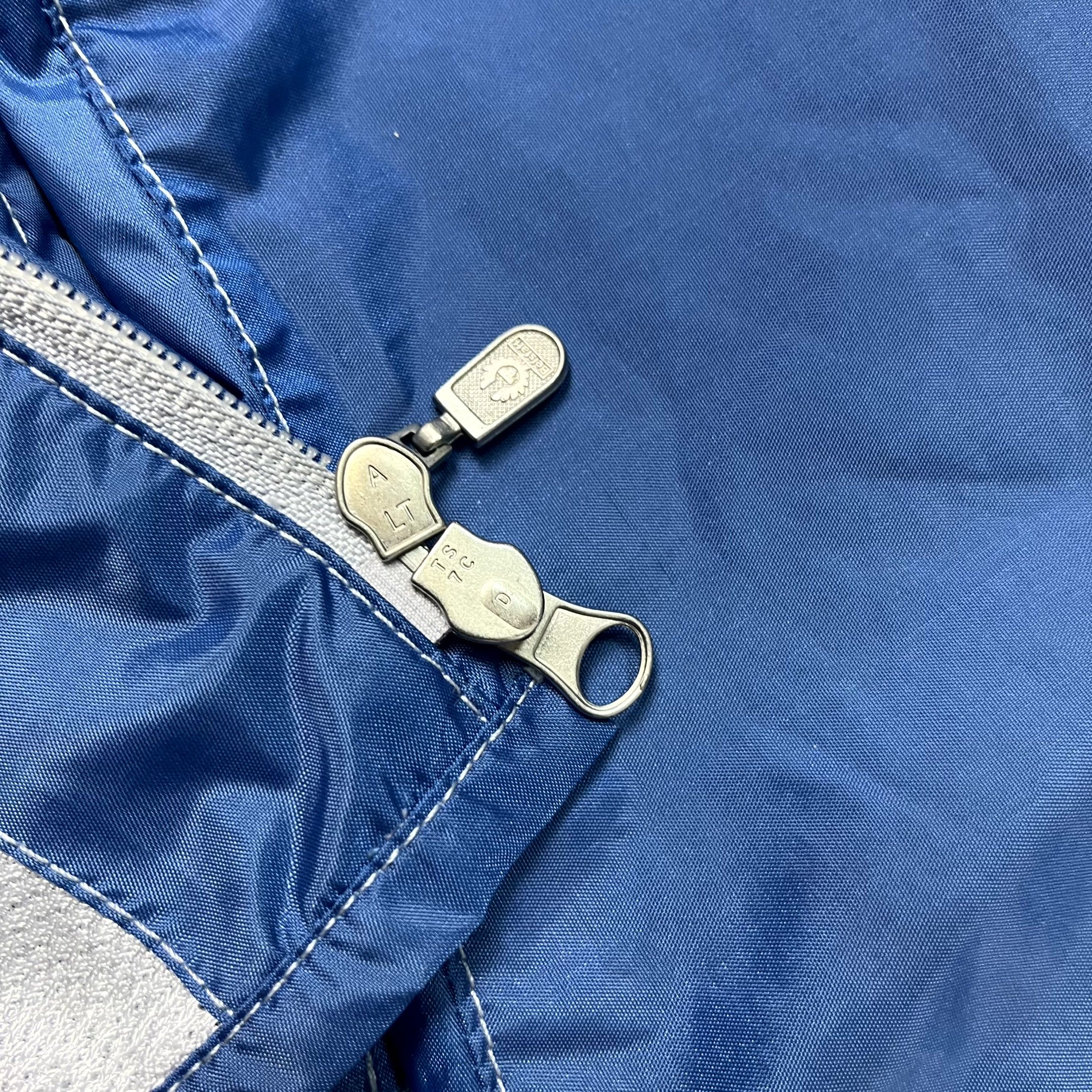 Belstaff Blue Biker Bomber Multipocket Jacket Size 8 XS