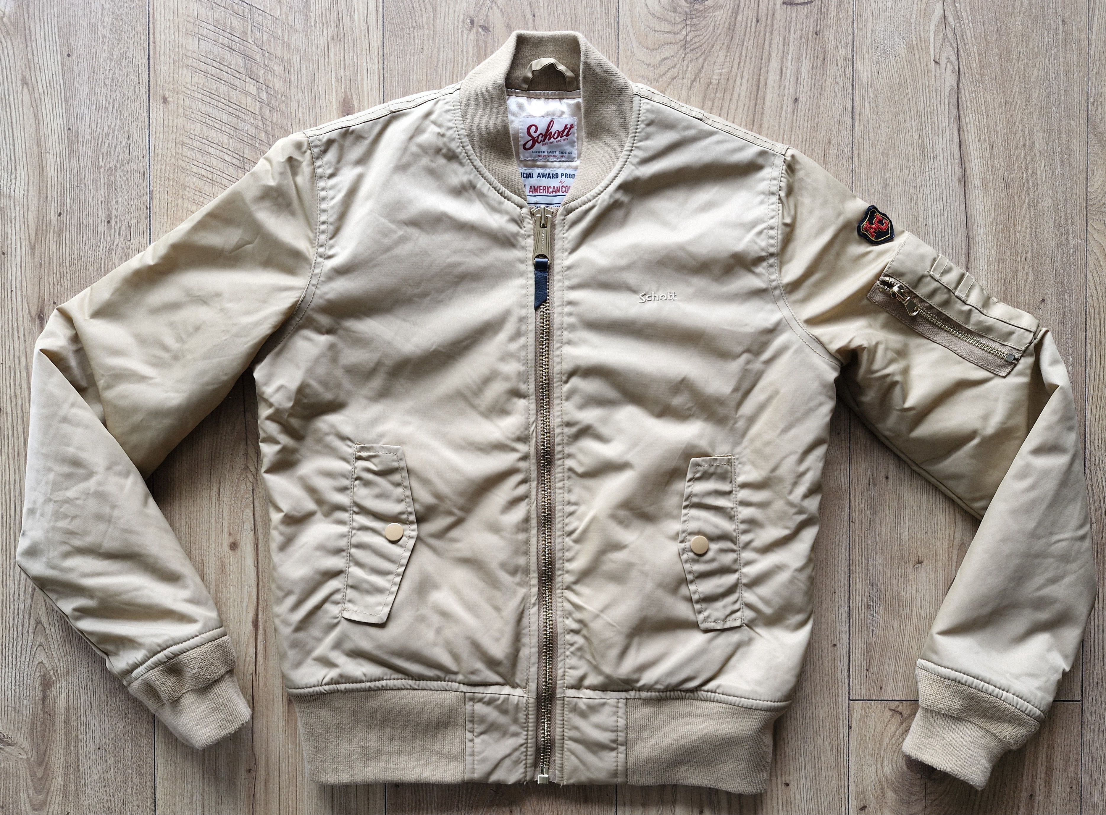 Women's bomber jacket Schott New York x American College