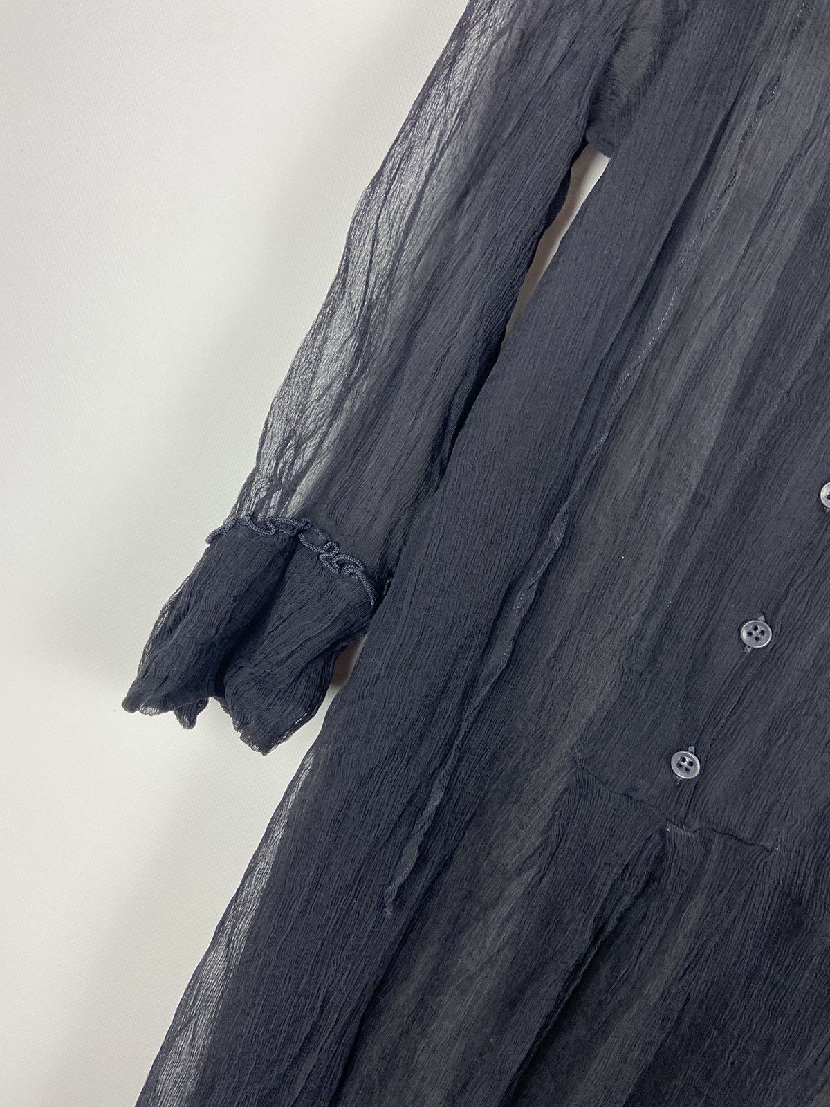 Transit × Vintage Vintage Transit Par Such Avant-Garde Silk Transparent Dress Size S / US 4 / IT 40 - 6 Thumbnail