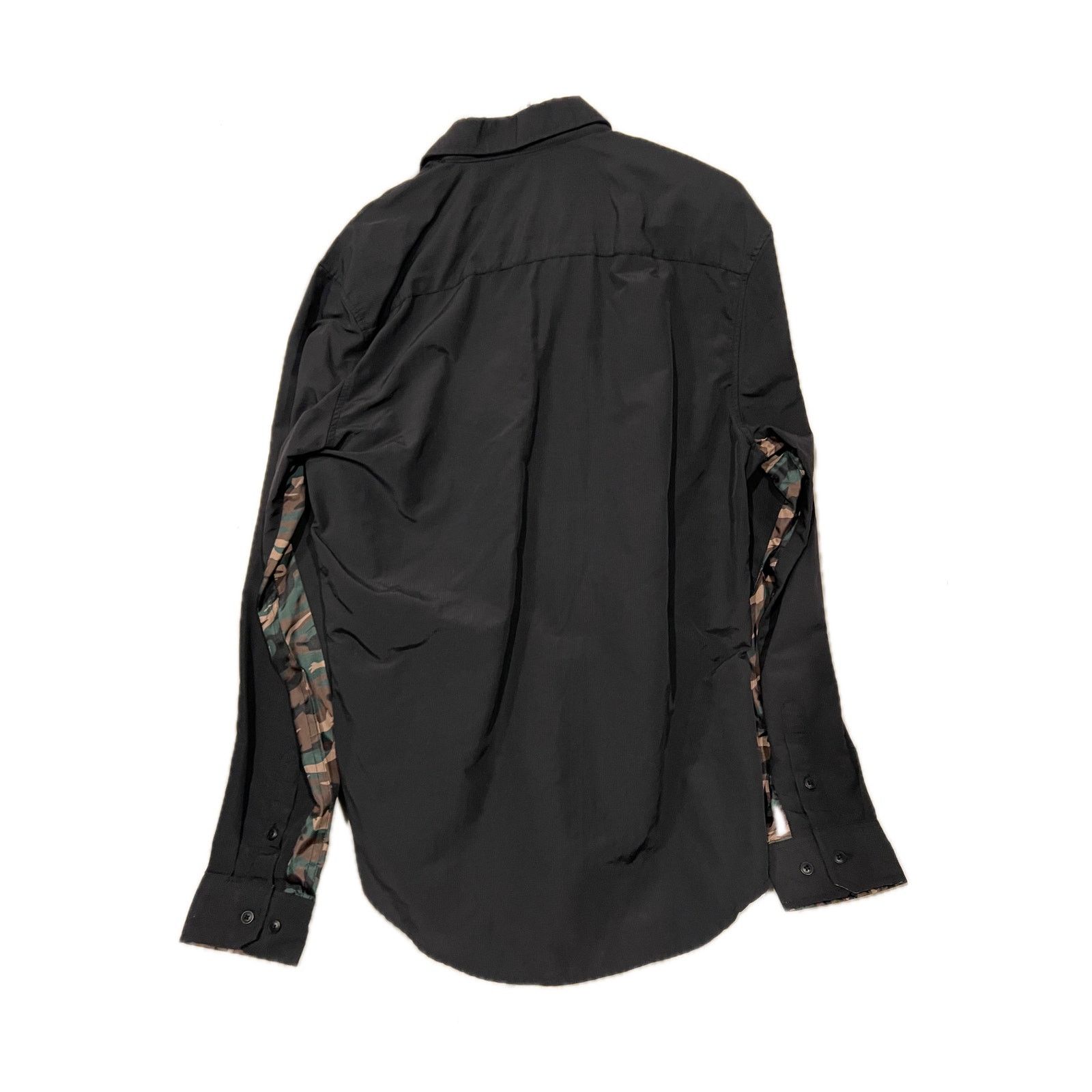 Nomad Nomad Black Green Camo Long Sleeve Button Down Shirt Med Size US M / EU 48-50 / 2 - 2 Thumbnail