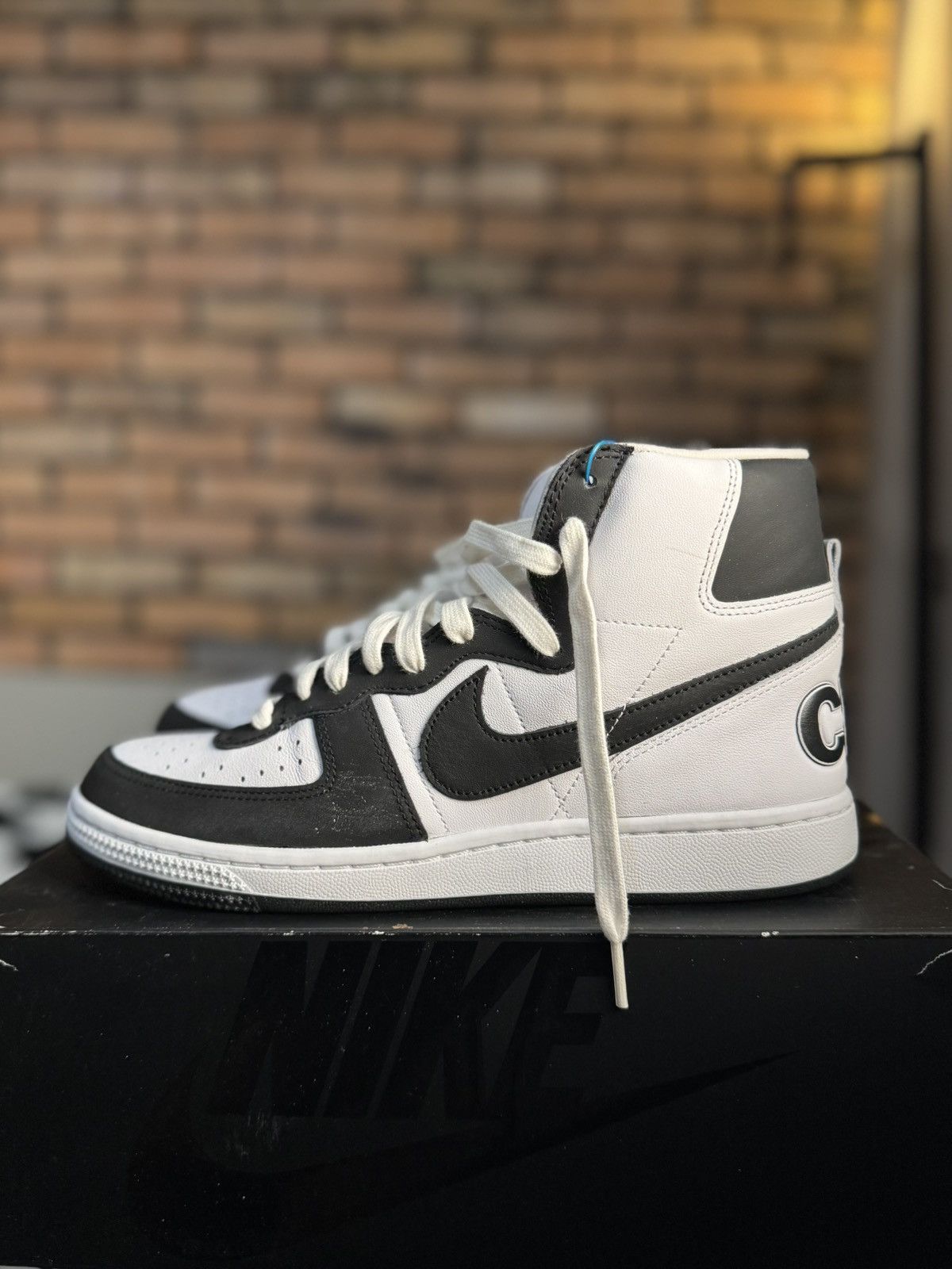 Comme des Garcons Homme Plus × Nike CDG NIKE DOVER STREET MARKET DSM TERMINATOR LEATHER SNEAKERS Size US 9.5 / EU 42-43 - 4 Thumbnail