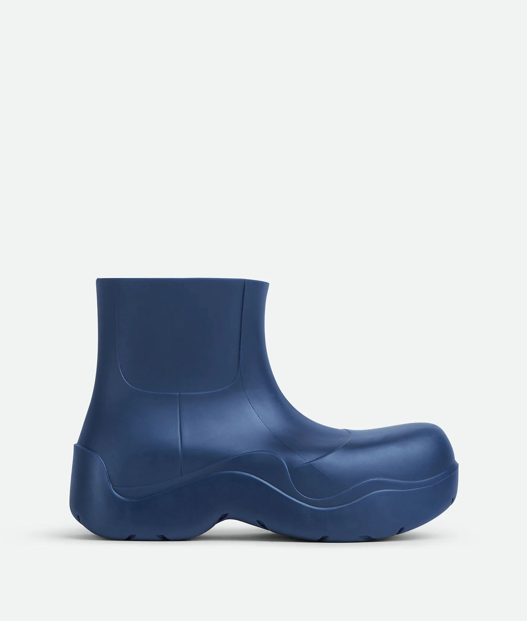 image of Bottega Veneta O1Loc1C0324 729742 Puddle Ankle Boots In Blue, Women's