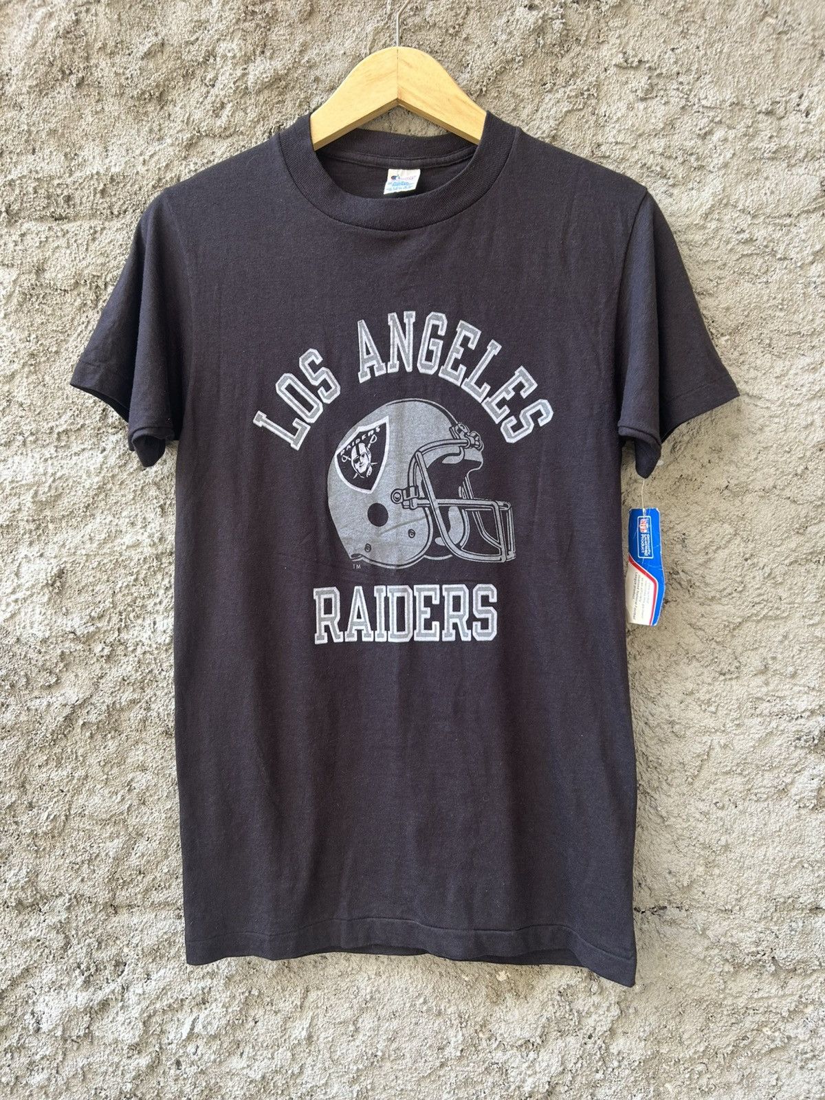 NFL Vintage 80’s Champion Los Angeles Raiders T-shirt Size US M / EU 48-50 / 2 - 2 Thumbnail