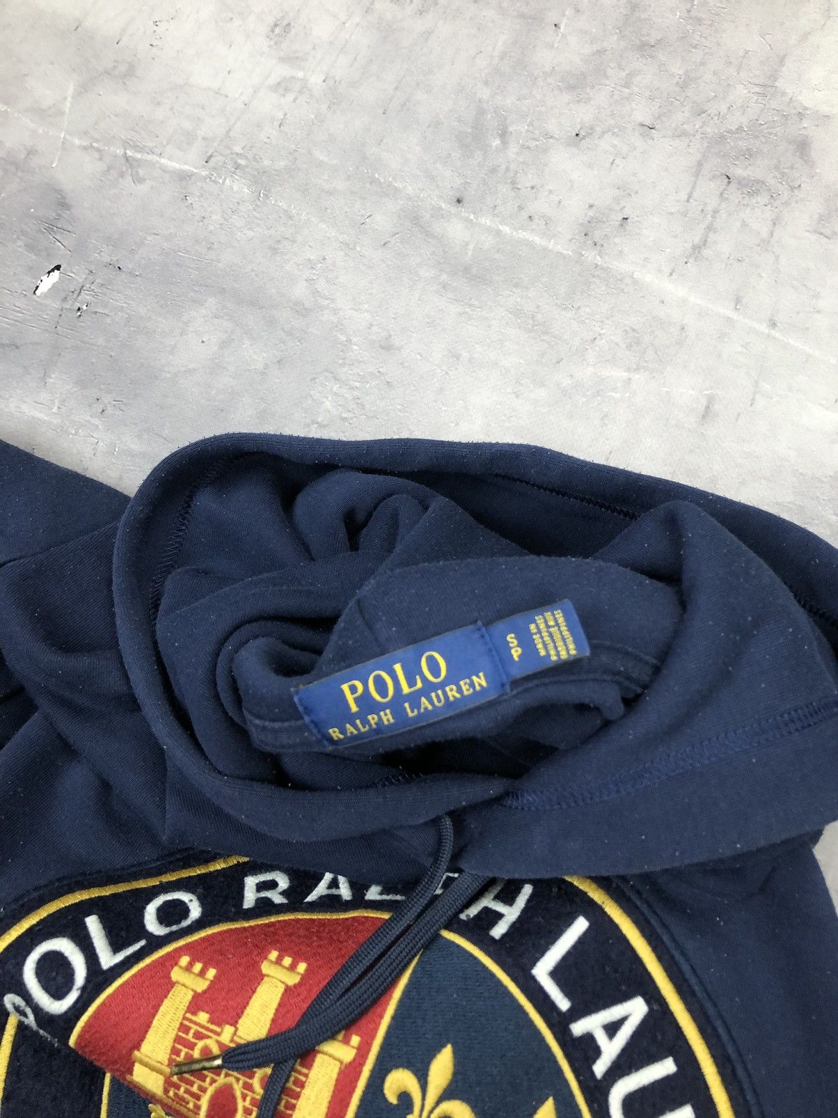 Polo Ralph Lauren Polo Ralph Lauren Big Cookie Patch Pony Blue hoodie SMALL Size US S / EU 44-46 / 1 - 5 Thumbnail