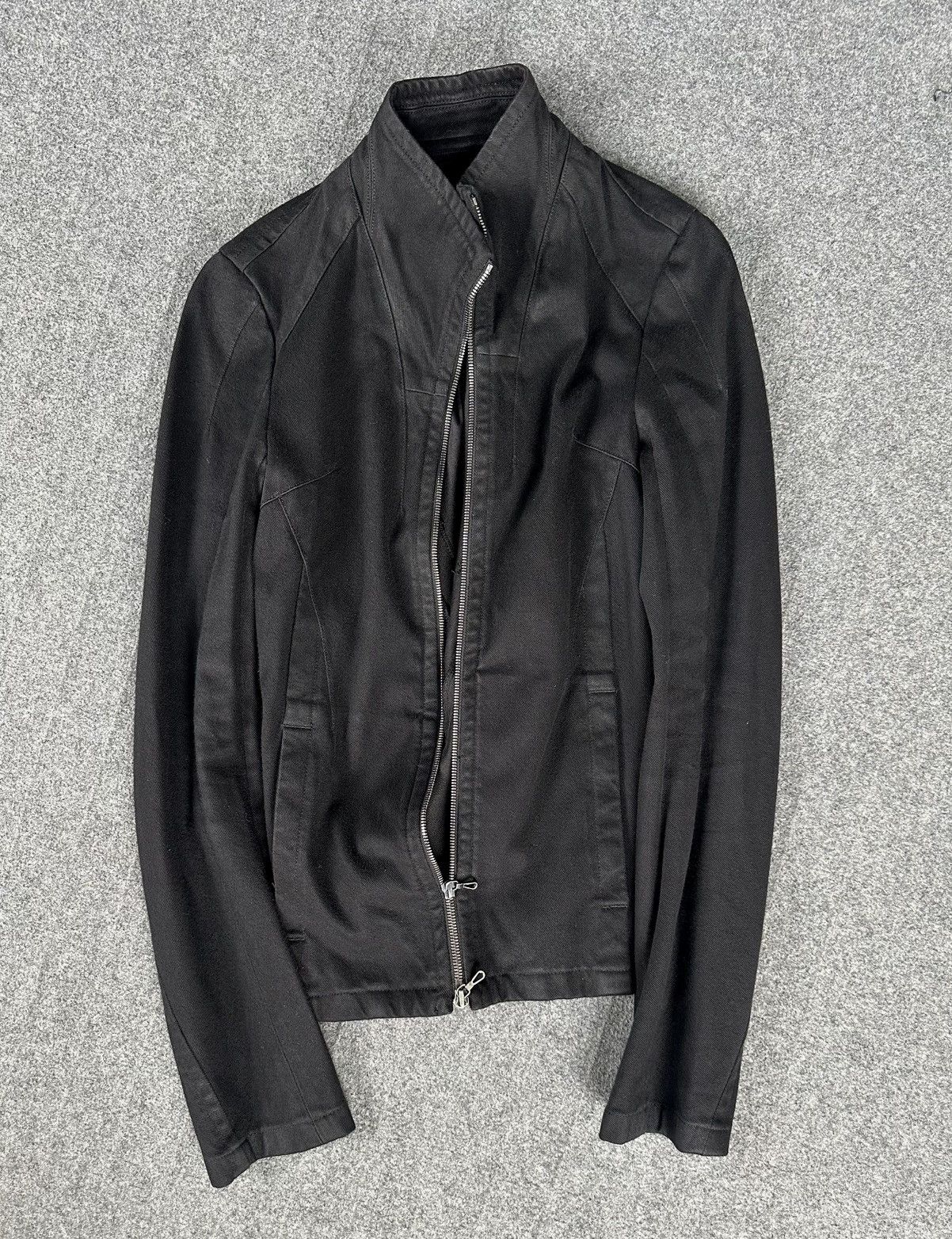 Julius Julius - SS12 “Edge” Waxed Funnel Neck Banana Sleeve Jacket Size US M / EU 48-50 / 2 - 3 Thumbnail