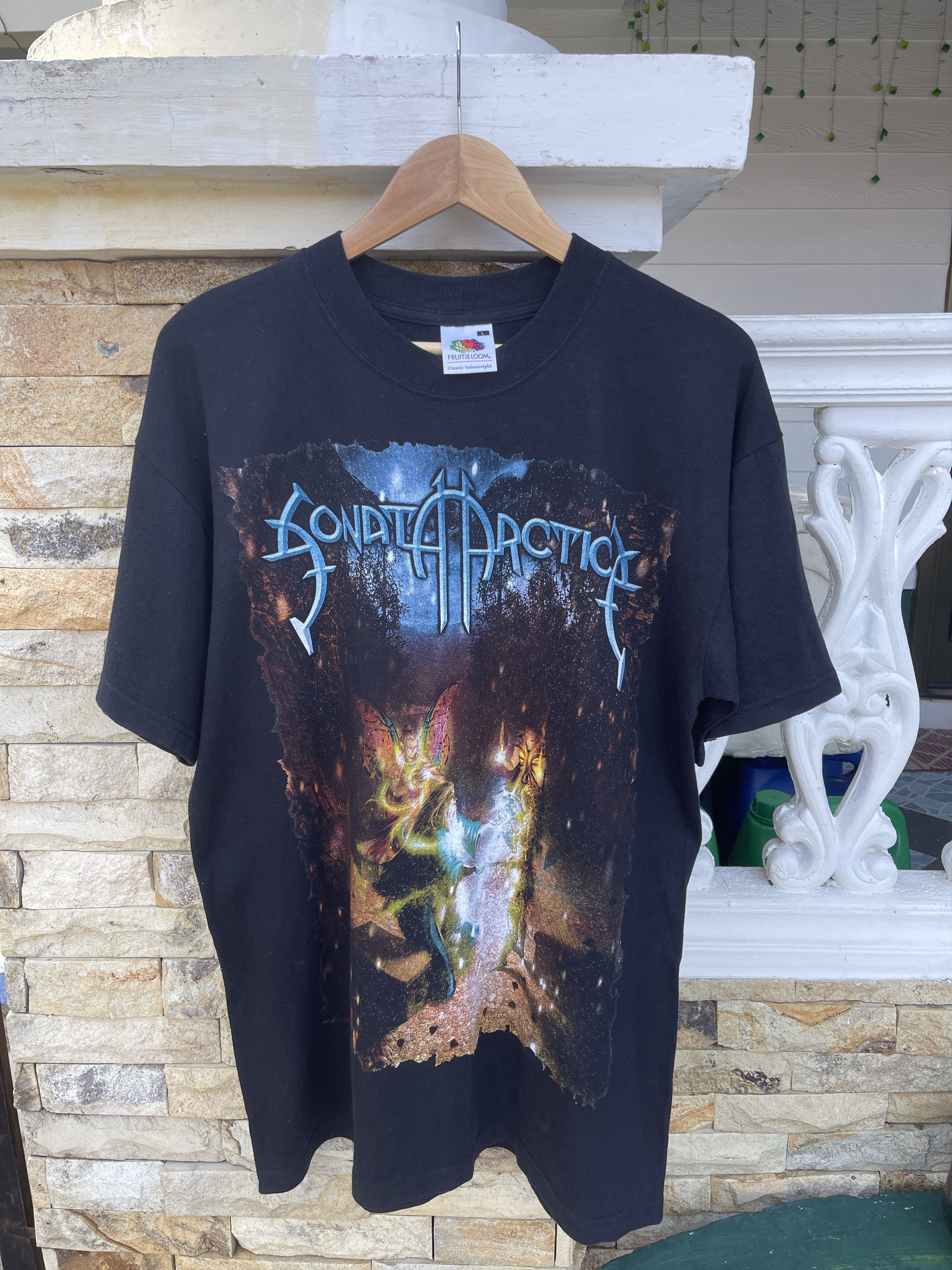 Band Tees Last Drop🔥Rare🔥Vintage Sonata Artica Metal Band T-Shirt Size US L / EU 52-54 / 3 - 5 Thumbnail