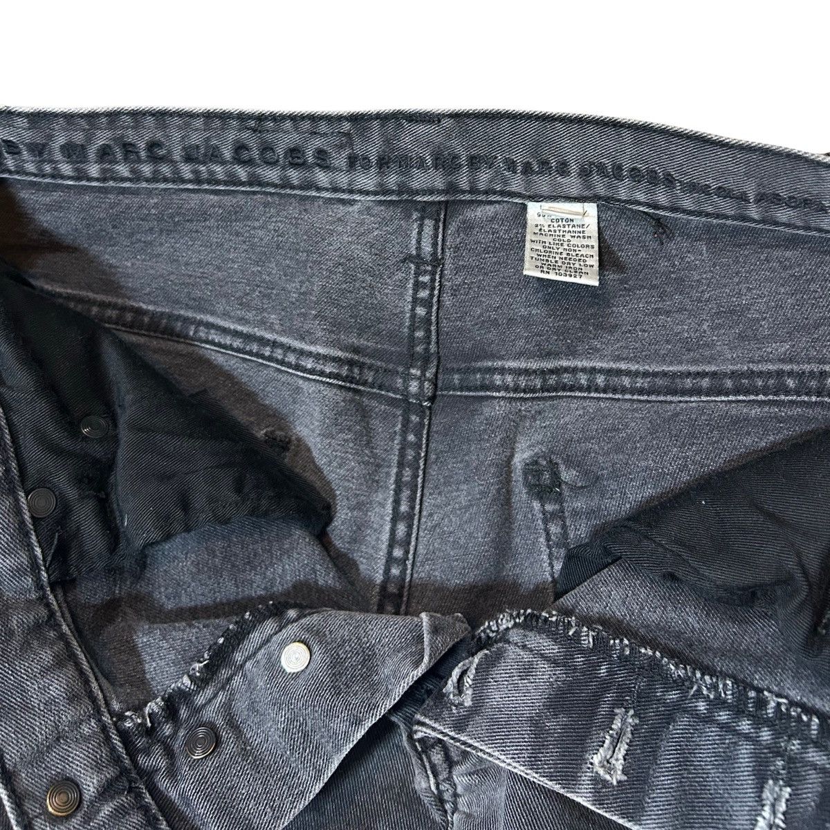 Marc by Marc Jacobs Marc By Marc Jacobs Gray Denim Five-Pocket Jeans 32x26 Size US 32 / EU 48 - 3 Thumbnail