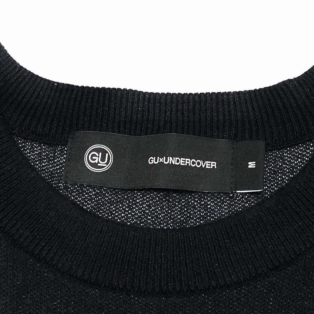 Japanese Brand × Jun Takahashi × Undercover Undercover Freedom Noise Jacquard Sweater Black for GU Size US M / EU 48-50 / 2 - 4 Thumbnail