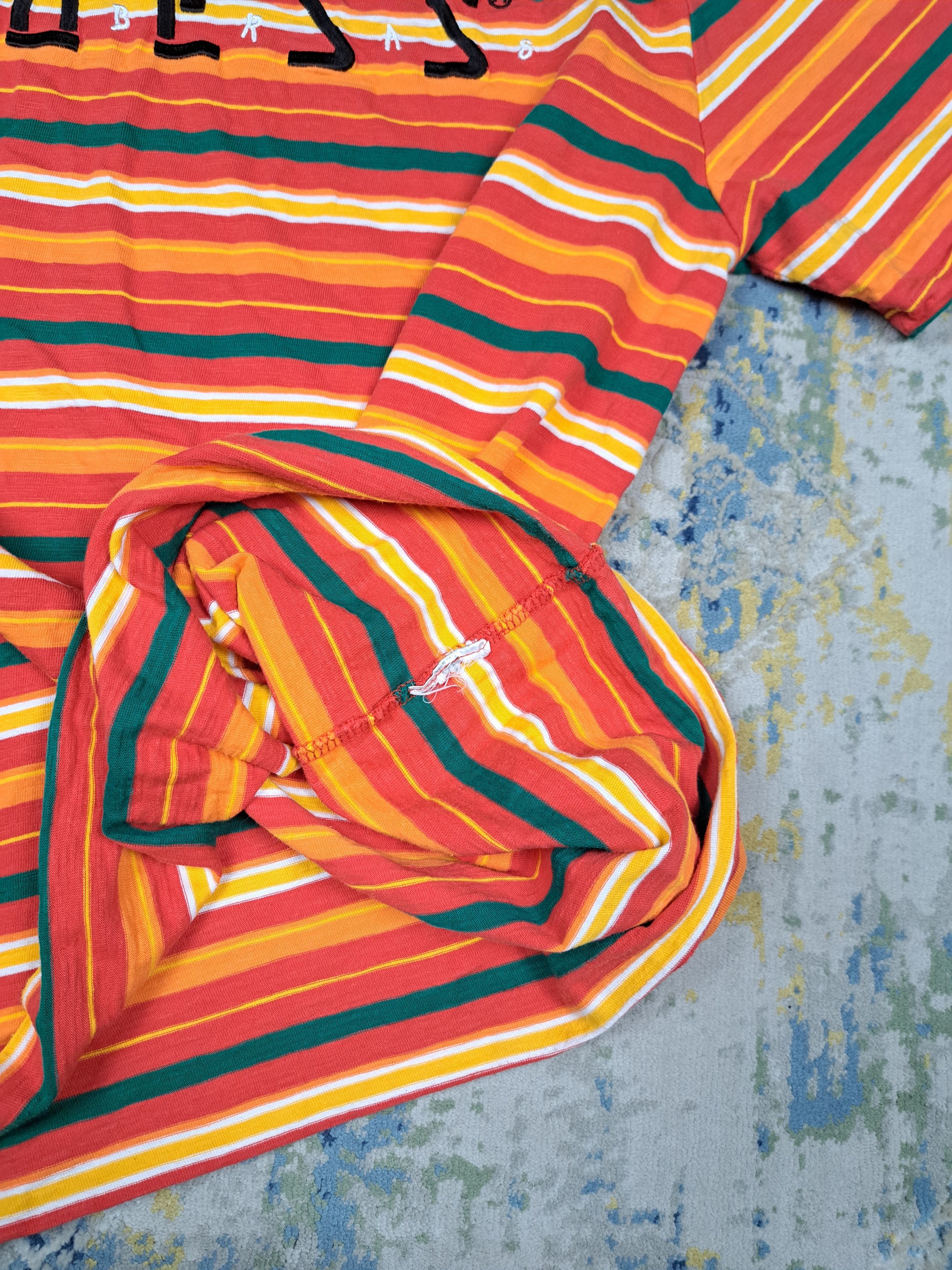 Guess × J Balvin Guess x J Balvin Vibras Asap Rocky Vibe Striped Tee y2k Size US M / EU 48-50 / 2 - 5 Thumbnail