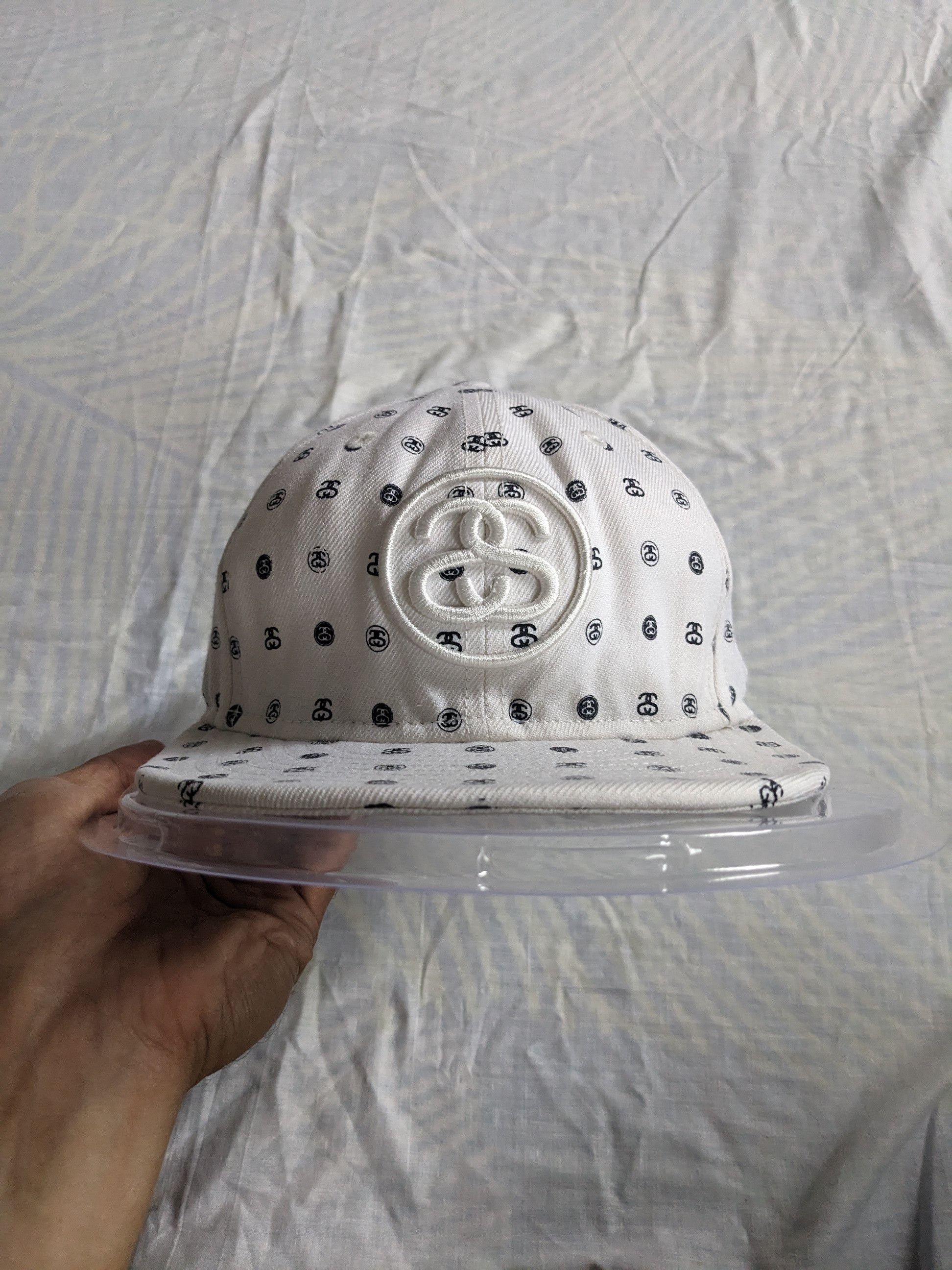 Hat Club × New Era × Stussy 7 1/4 New Era Stussy Fitted Hat | Grailed