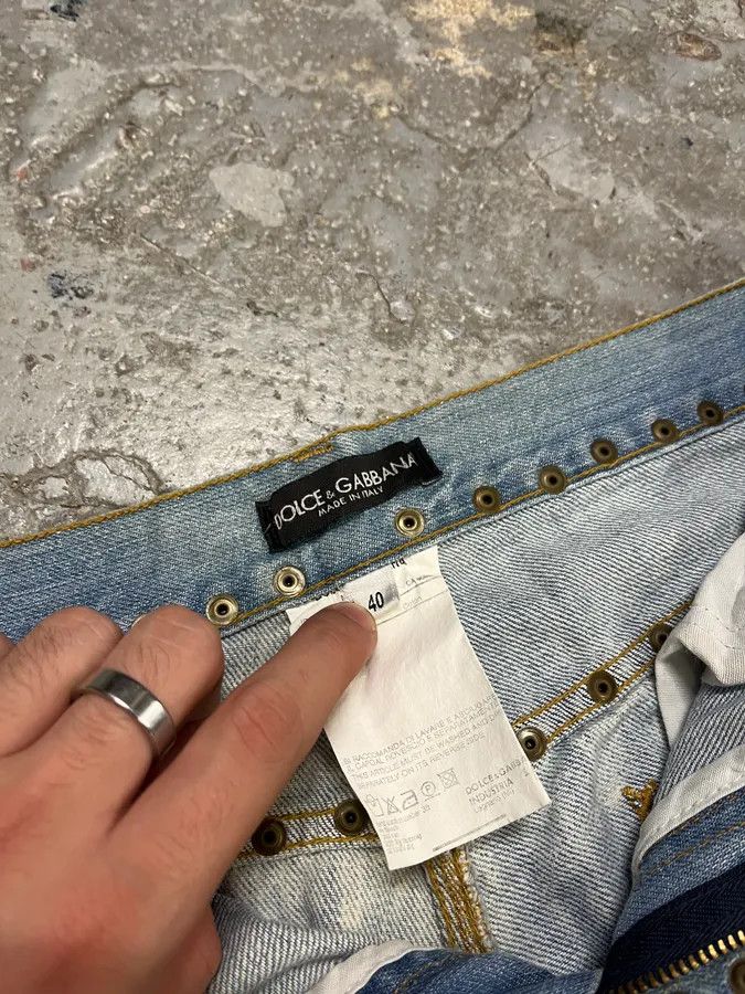 Dolce & Gabbana SS2006 Dolce & Gabbana Honolulu Distressed Denim Jeans Size US 30 / EU 46 - 13 Thumbnail