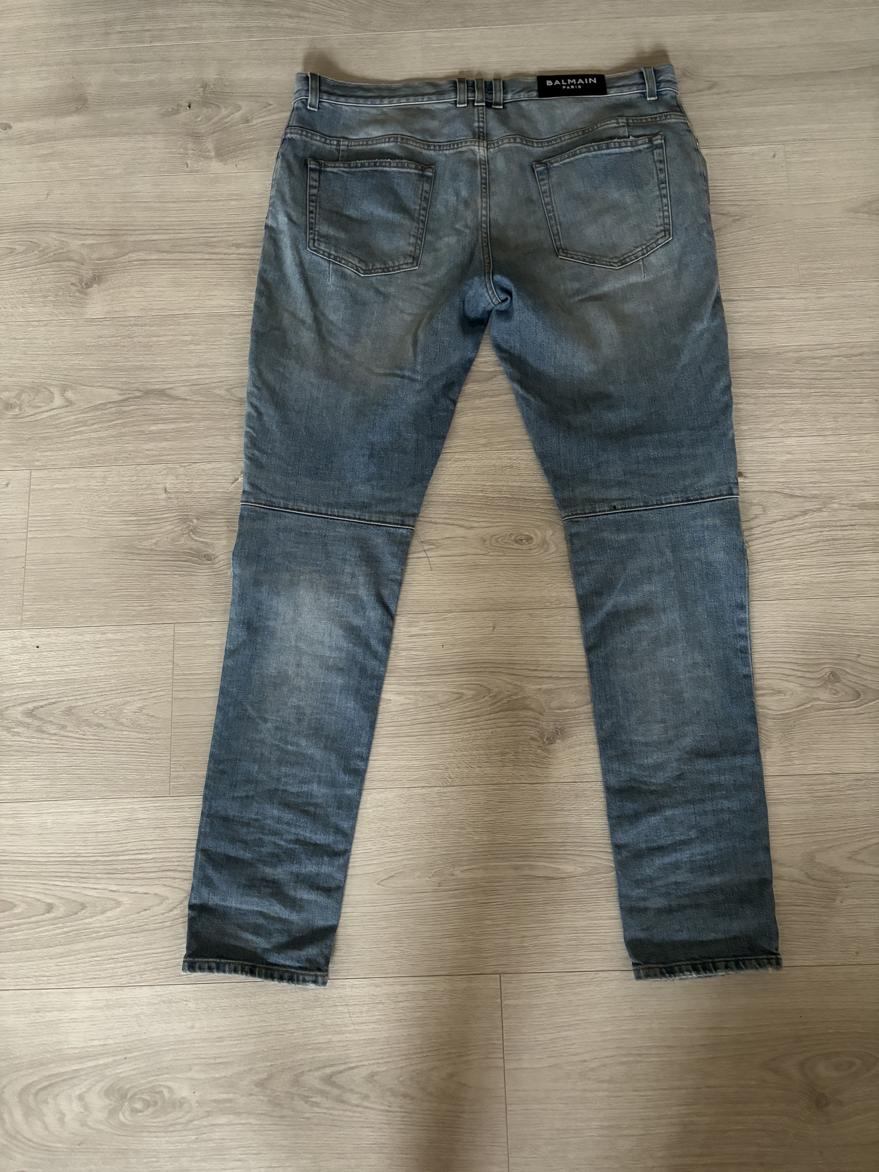 Balmain Balmain biker jeans Size US 36 / EU 52 - 2 Thumbnail